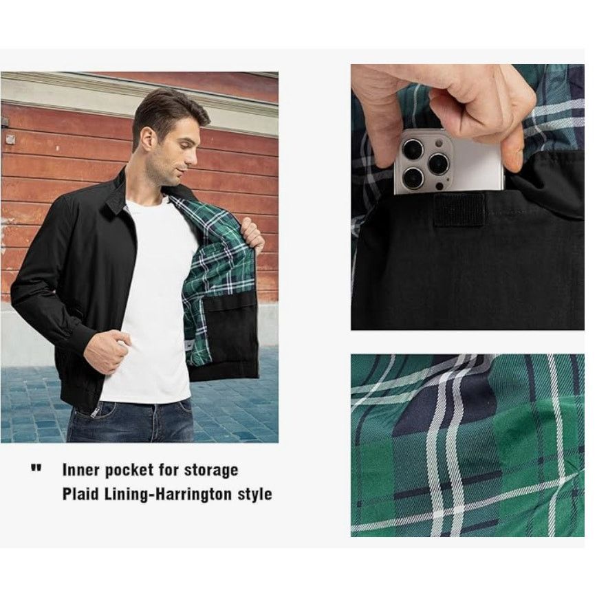 The Unbranded Brand Men's Bomber Jacket Cotton Full Zip SIZE MEDIUM Size US XL / EU 56 / 4 - 5 Thumbnail