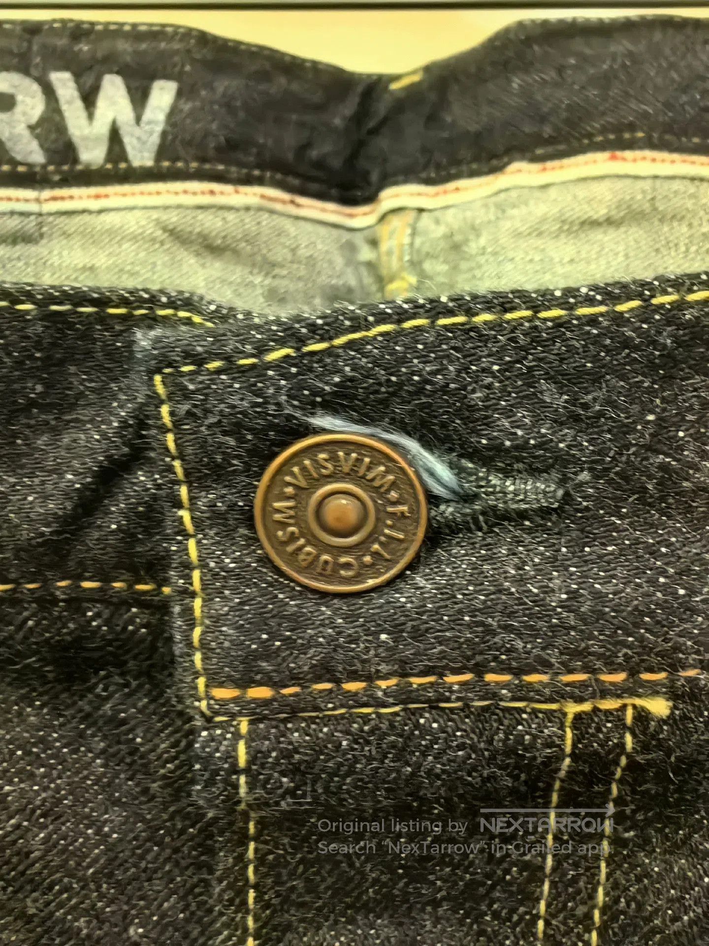 Visvim Visvim Dark Blue Raw Denim Jeans. Size US 30 / EU 46 - 3 Thumbnail