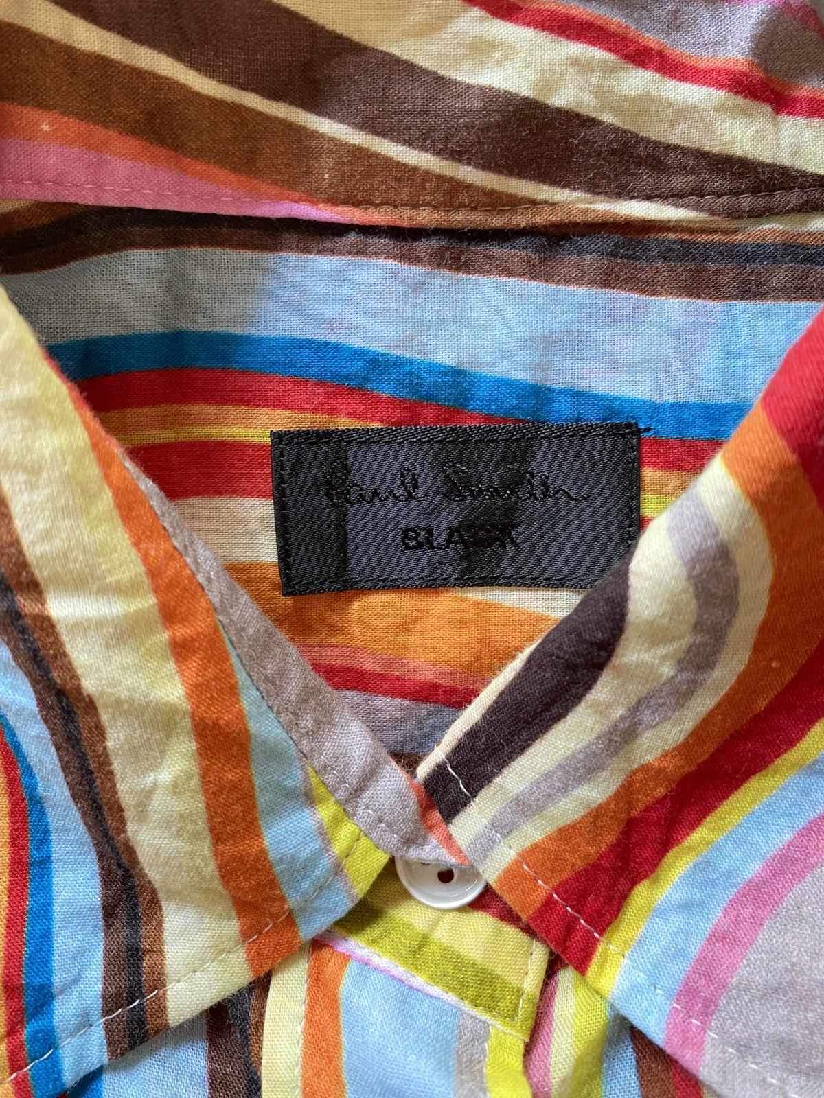Paul Smith Paul Smith BLACK Multicolor Psychedelic Wave Shirt Size S / US 4 / IT 40 - 12 Thumbnail