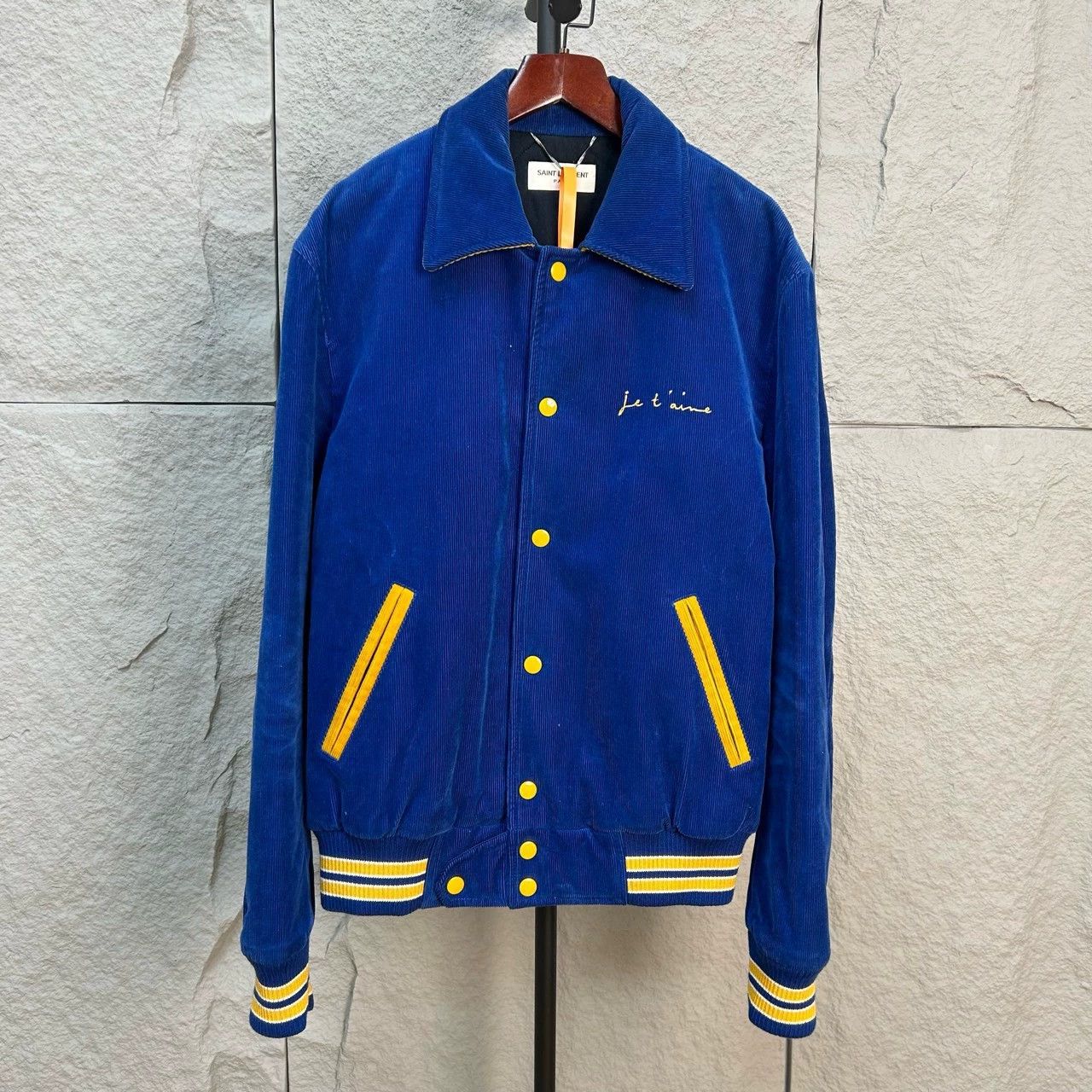 Saint Laurent Paris saint laurent blue corduroy baseball jacket Size US M / EU 48-50 / 2 - 1 Thumbnail