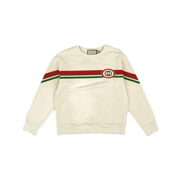 Gucci Gucci Gucci Stripe Pattern Long Sleeve Sweatshirt -2506 Size US S / EU 44-46 / 1 - 2 Thumbnail