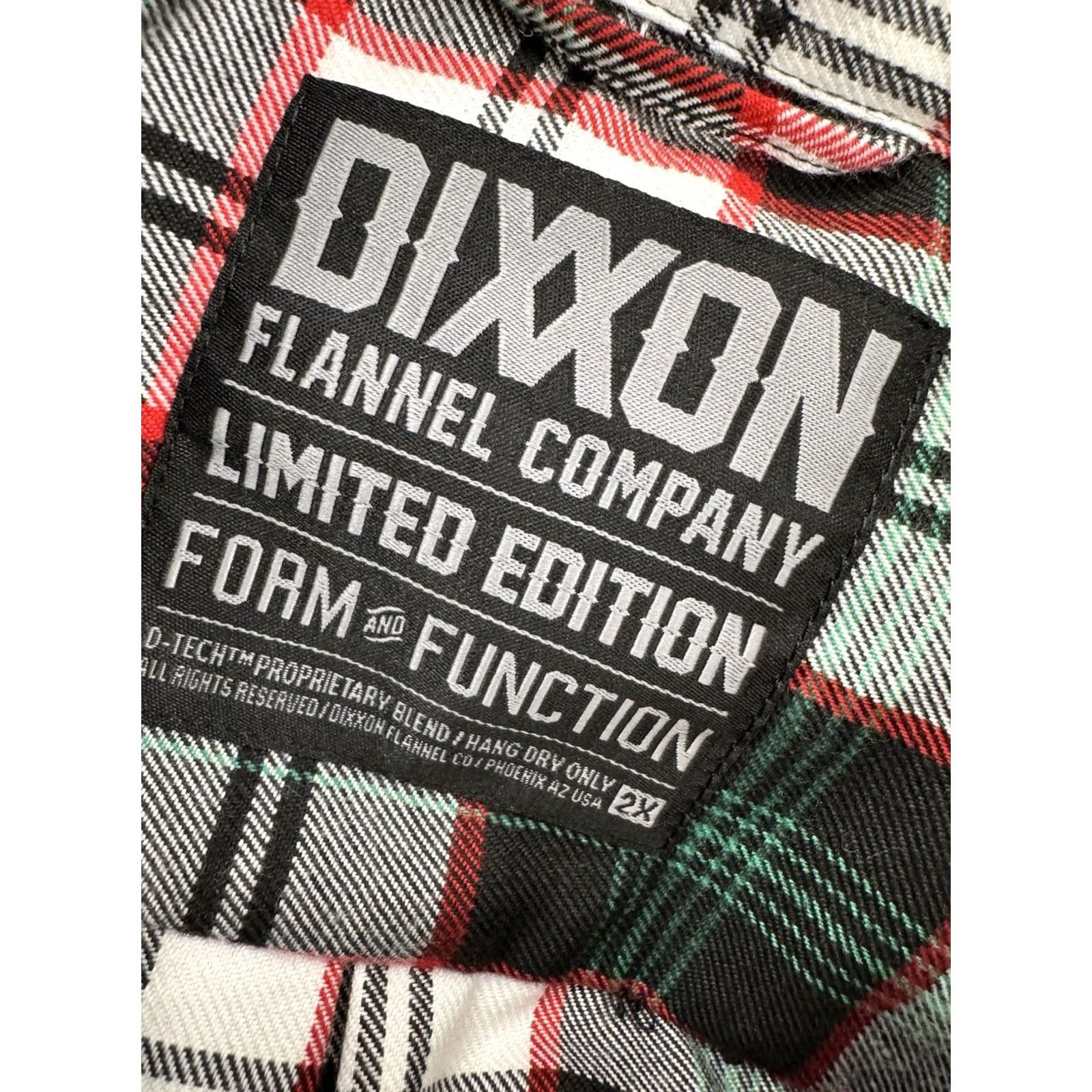 Vintage DIXXON FLANNEL - SNAP ON TOOLS - NEW w TAG - Limited Edition Plaid 2XL Shirt Size US XXL / EU 58 / 5 - 5 Thumbnail