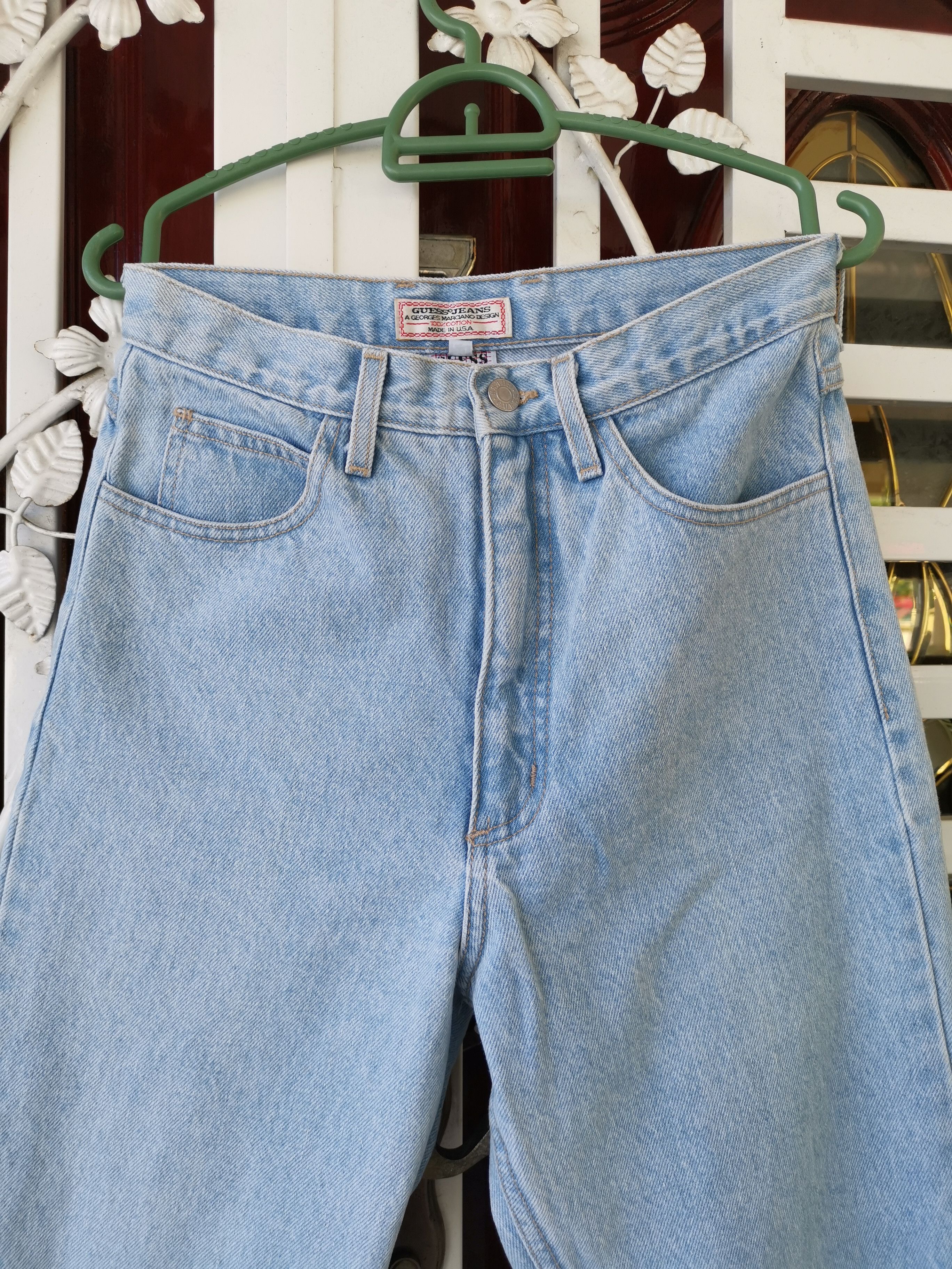 Guess Vintage Guess Jeans Light Wash Size US 29 - 4 Thumbnail