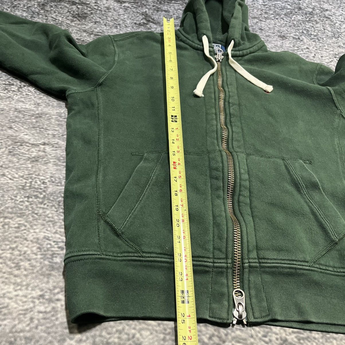 Polo Ralph Lauren VINTAGE POLO RALPH LAUREN SMALL PONY GREEN ZIP UP HOODIE Size US M / EU 48-50 / 2 - 10 Thumbnail