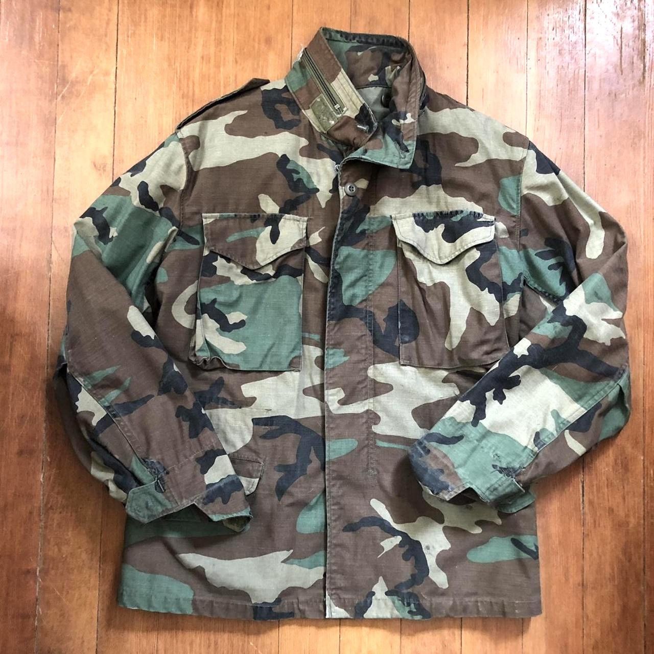 Vintage Vintage genuine camo army jacket Size US M / EU 48-50 / 2 - 1 Thumbnail