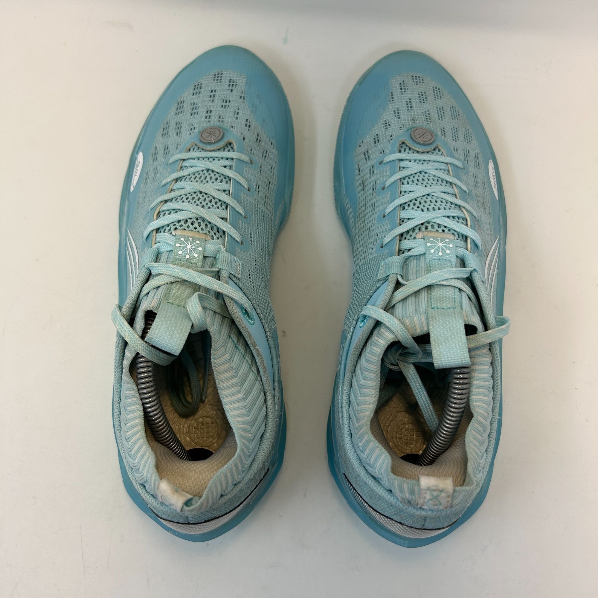 Li-Ning Li-Ning All City 10 V2 Basketball Shoes Light Blue & Silver Size US 9.5 / EU 42-43 - 7 Thumbnail