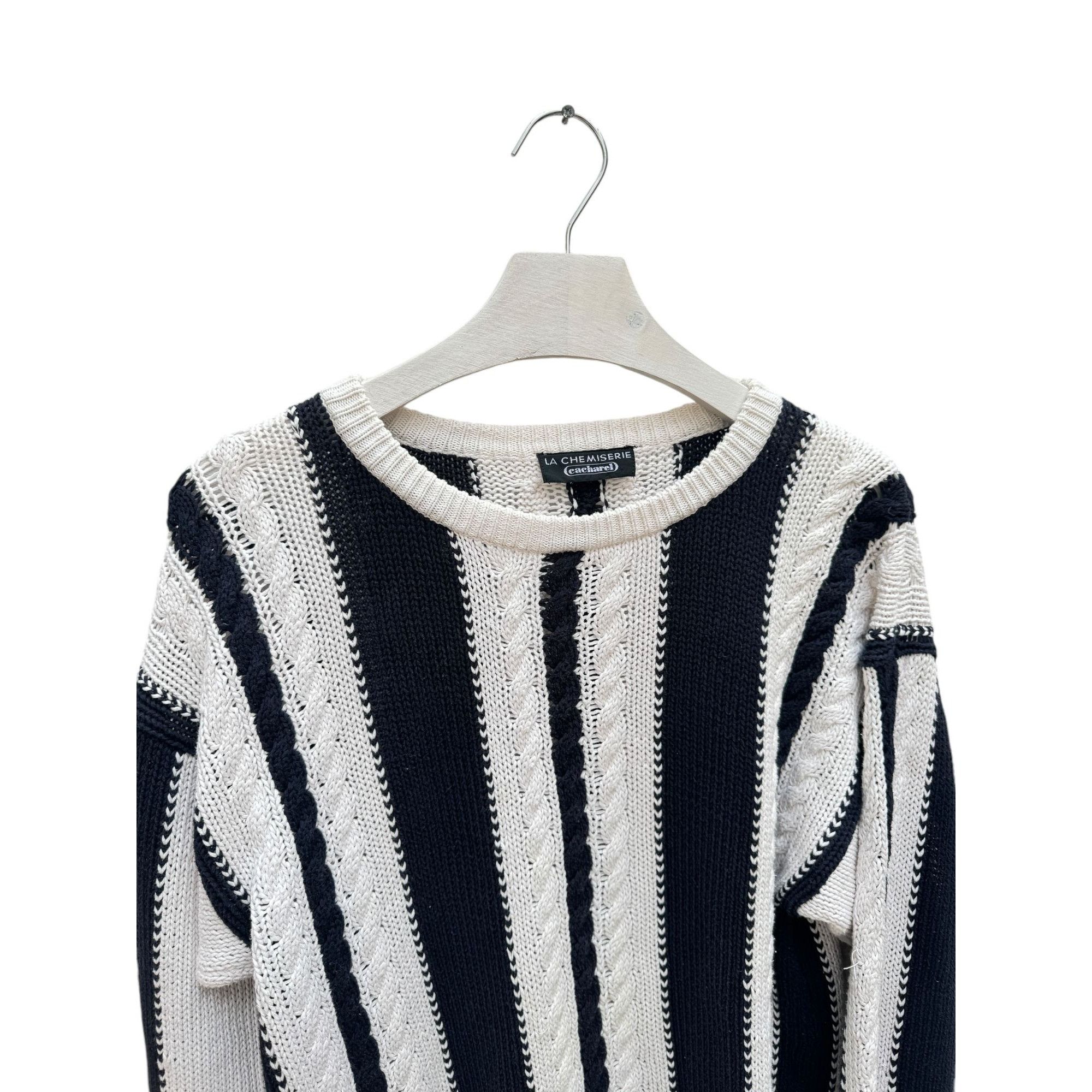 Vintage Heavy Cream / Black Knit Size US L / EU 52-54 / 3 - 4 Thumbnail