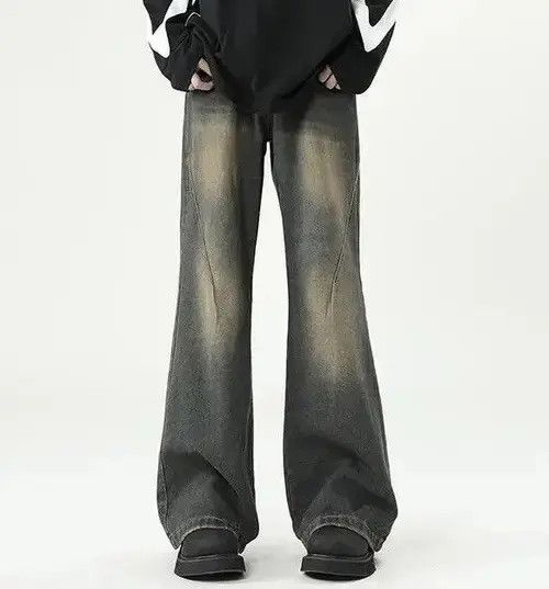 Vintage Loose Straight Distressed jeans