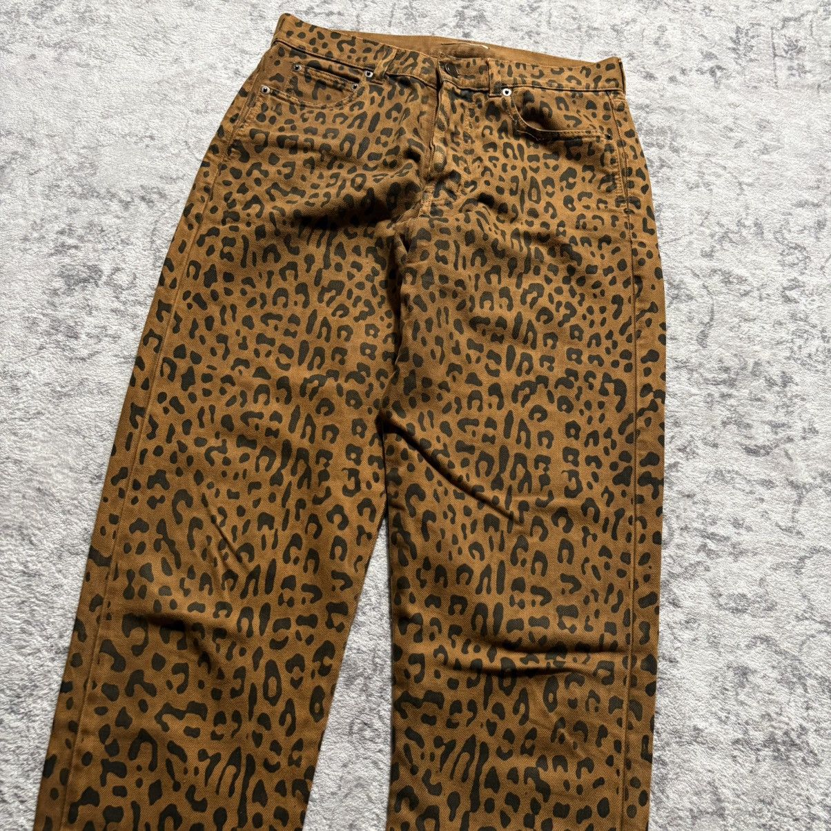 Saint Laurent Paris Saint Laurent Paris 2018 D19 Cheetah Print Jeans | Size 29 Size US 29 - 4 Thumbnail