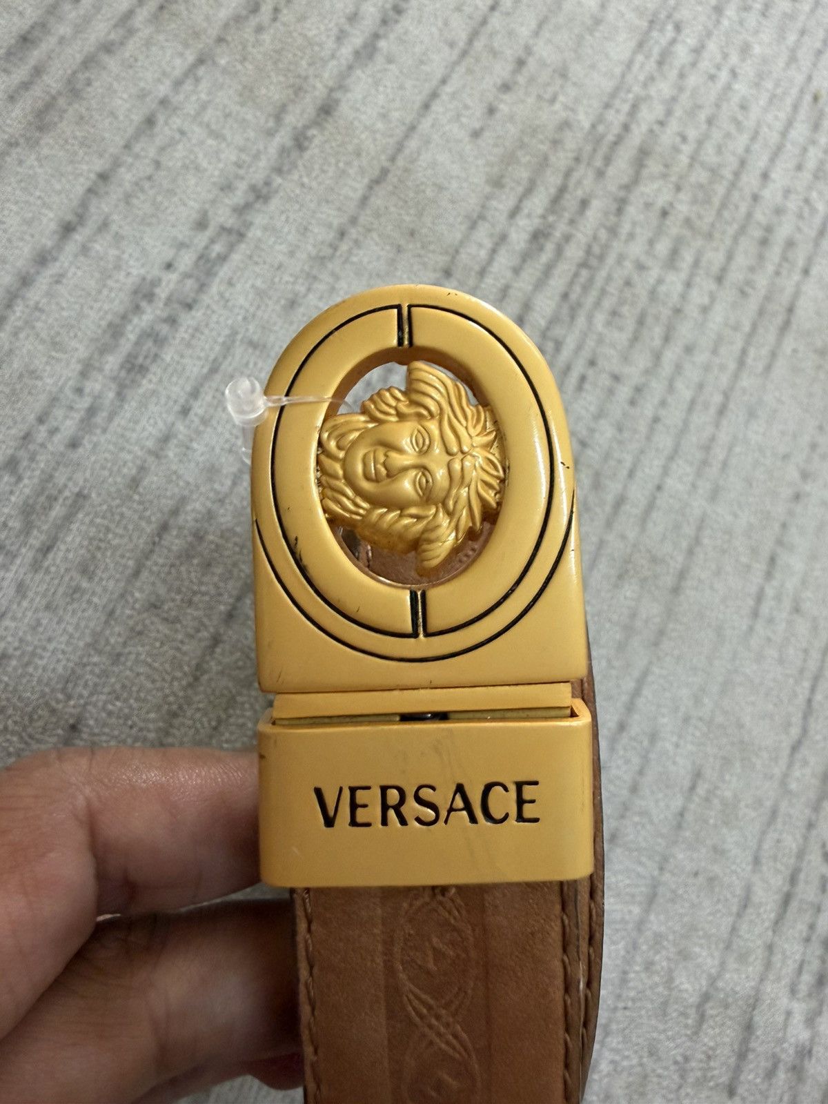 Versace Vintage 80s versace leather belt Size ONE SIZE - 2 Thumbnail