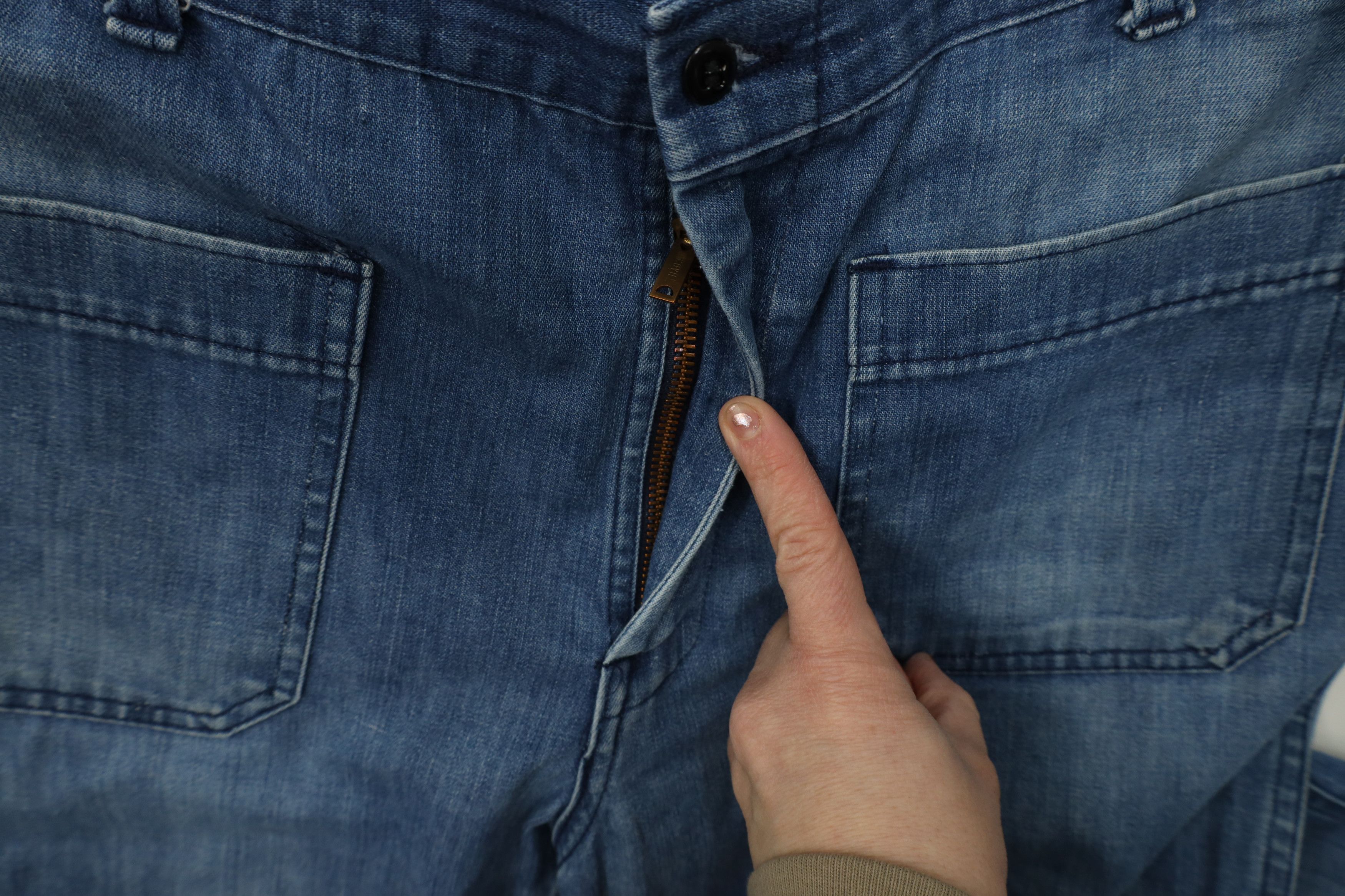 Vintage Vintage 70s Vietnam War USGI Bell Bottoms Denim Jeans USA Size US 34 / EU 50 - 8 Thumbnail