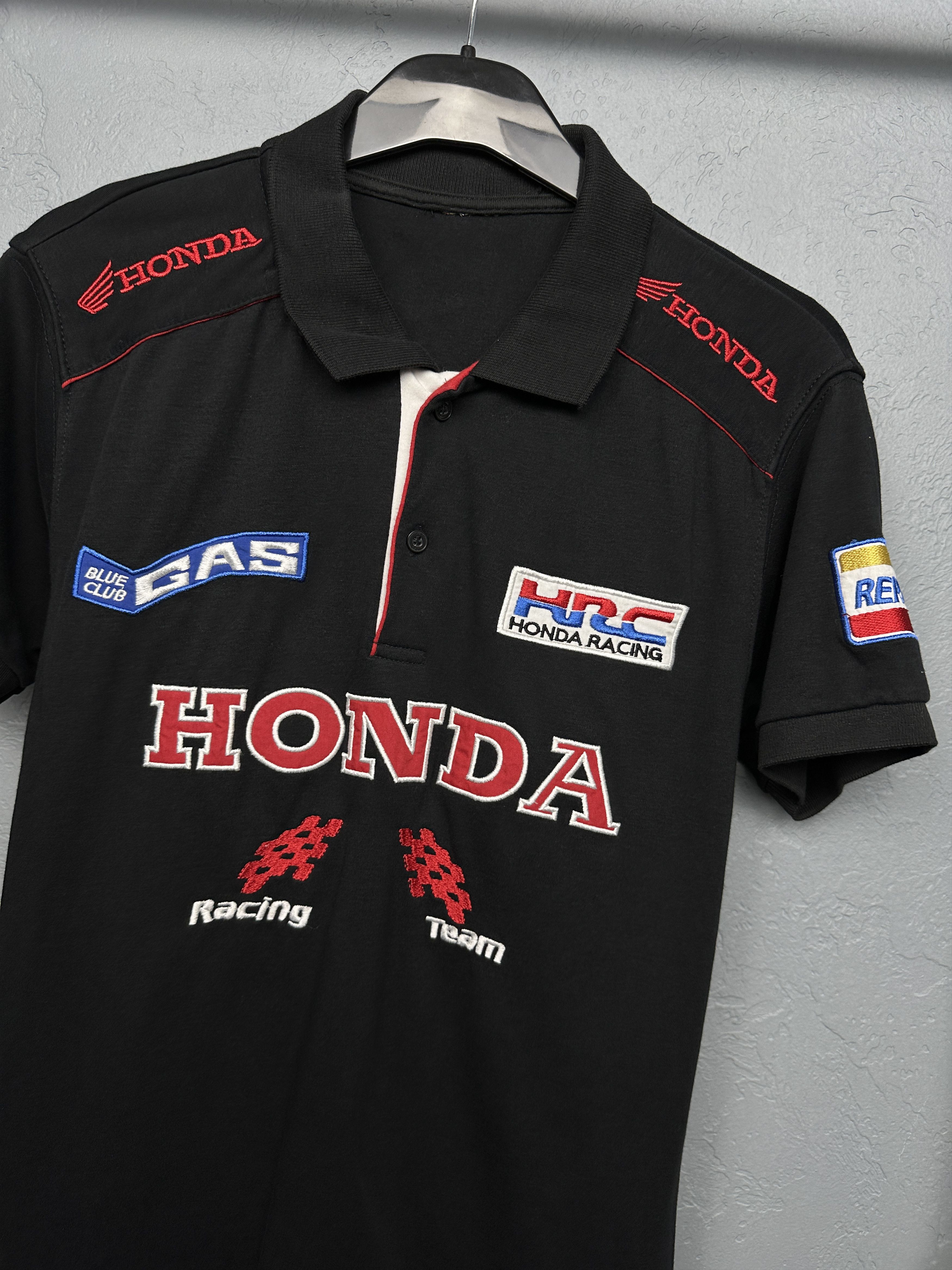 Honda Honda Racing Team Vintage Mens Polo Shirt Size US S / EU 44-46 / 1 - 2 Thumbnail