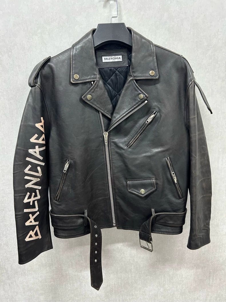Balenciaga Balenciaga size 34 Leather Jacket Size S / US 4 / IT 40 - 1 Thumbnail