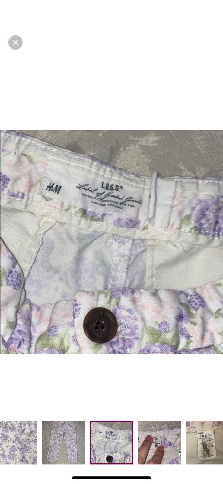 H&M LOGG by h&m floral pants size 12 Size 34" / US 12 / IT 48 - 4 Thumbnail