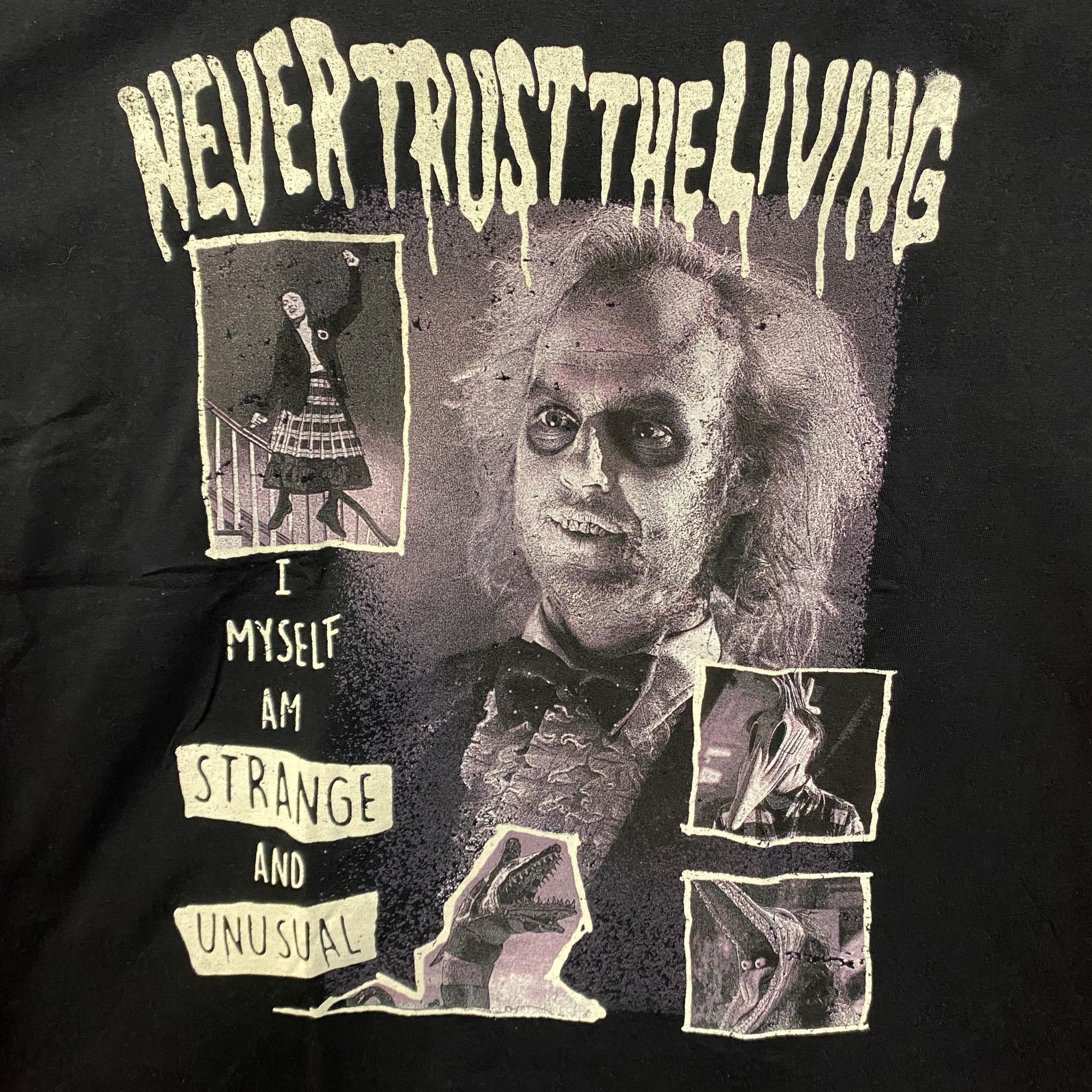 Ripple Junction Beetle Juice Never Trust The Living Collage Graphic T-Shirt Size US XL / EU 56 / 4 - 2 Thumbnail