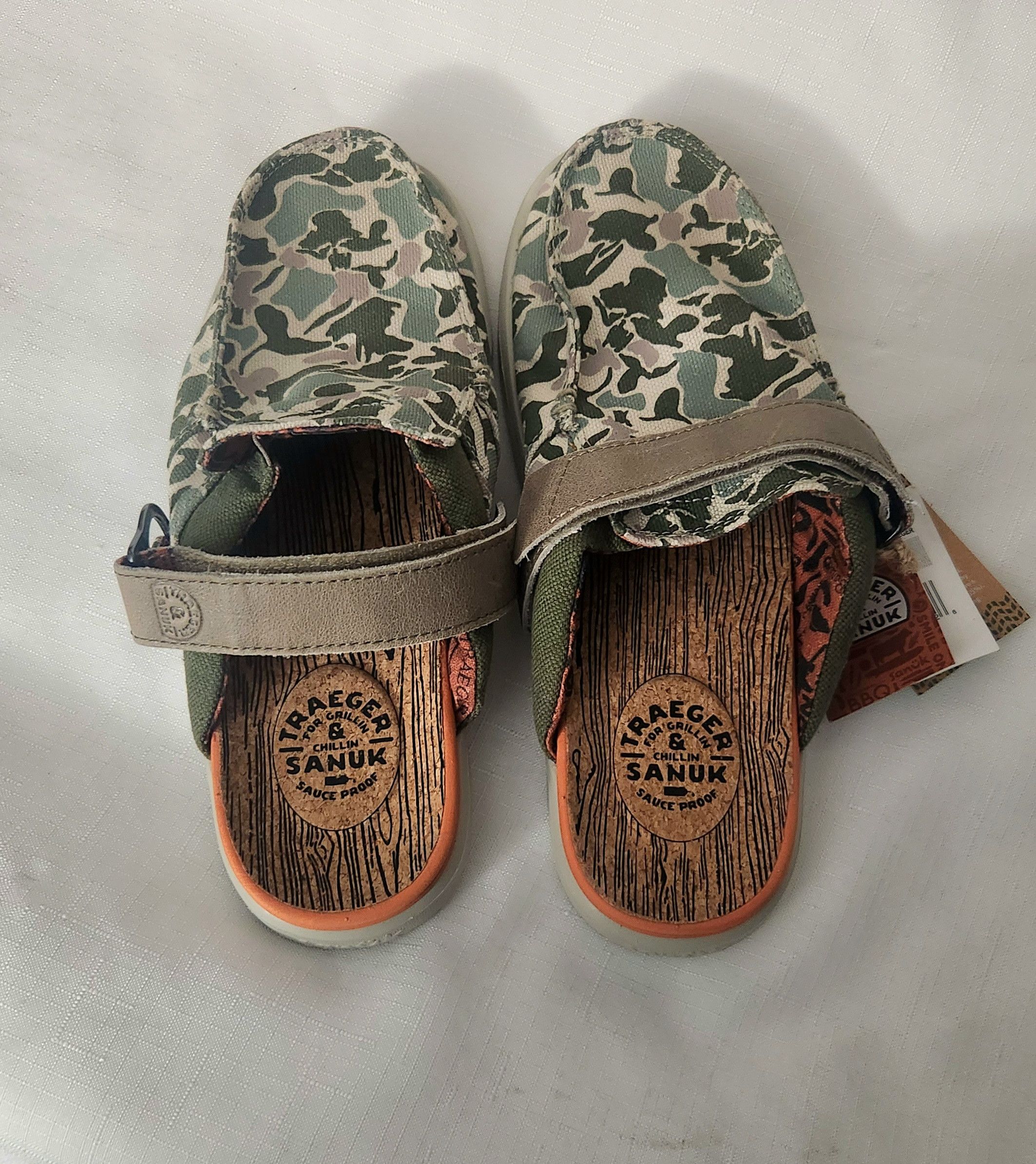 Sanuk Sanuk X Traeger Limited Edition Collab Unisex Camo M 9 W 10 Size US 9 / EU 42 - 9 Thumbnail