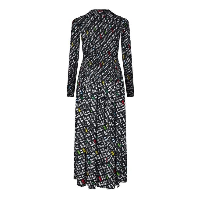 Bottega Veneta Bottega Veneta V-Neck Maxi Wrap Dress in Multi Size S / US 4 / IT 40 - 2 Thumbnail