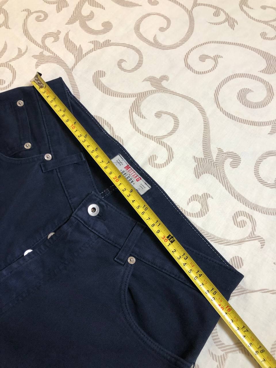 Mustang Vintage Mustang Straight Leg Jeans Oregon Faded Rare Size US 33 - 12 Thumbnail