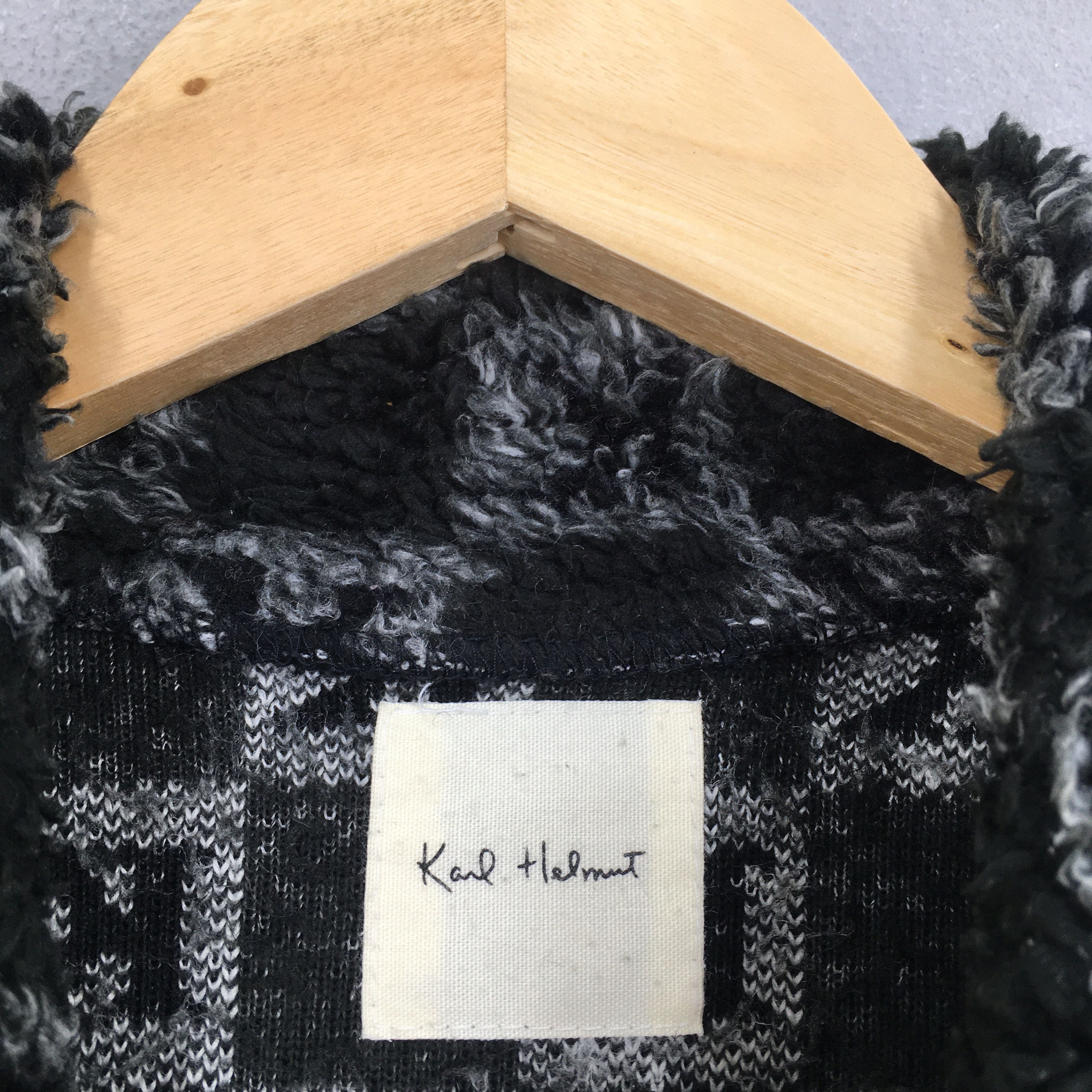 Designer × Karl Helmut × Vintage Vintage Karl Helmut Zipper Fleece Sweater Medium Size US M / EU 48-50 / 2 - 5 Thumbnail