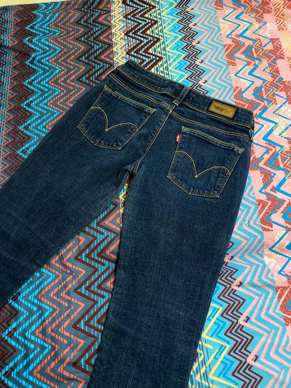 Levi's × Vintage Crazy Faded Washed Larkee Denim Jeans Size 30" / US 8 / IT 44 - 11 Thumbnail