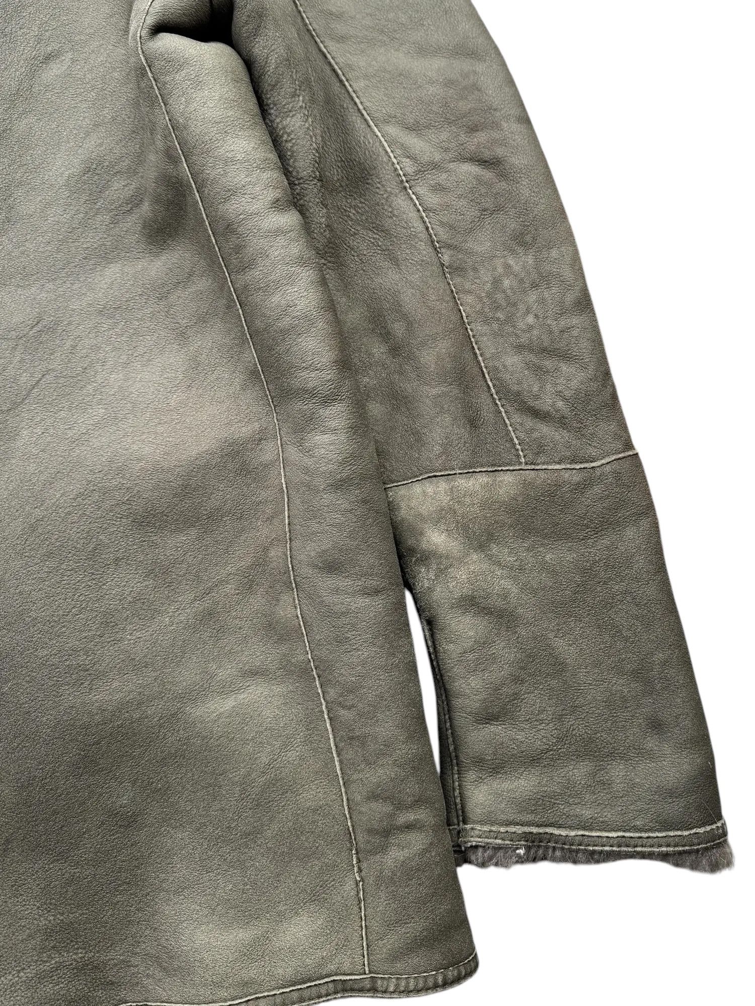 Vintage Y2K Real Sheepskin Coat(V291) Size M / US 6-8 / IT 42-44 - 7 Thumbnail