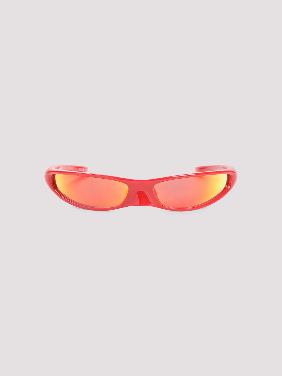 Balenciaga o1s1wg110226 Size: OS / Blade Rectangle Sunglasses in Red Size ONE SIZE - 2 Thumbnail