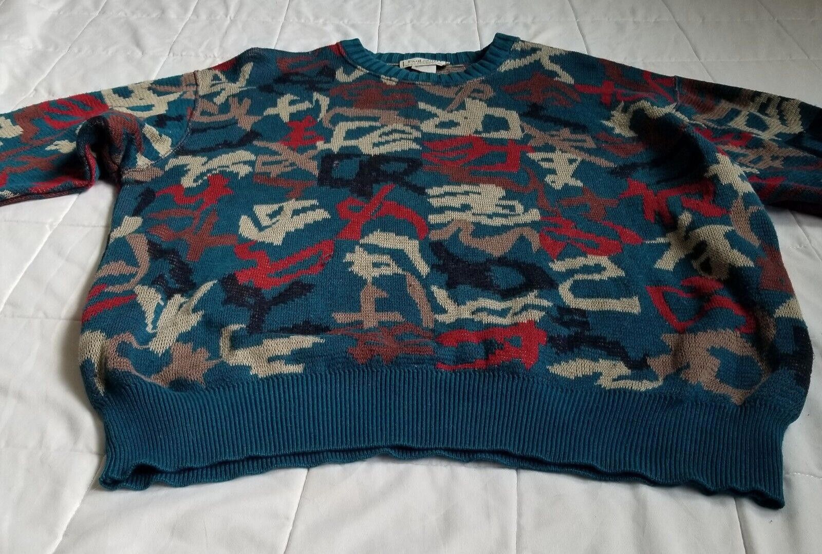 Paul Stuart Paul Stuart Pattern Sweater Large - Pre Owned - Retro Size US L / EU 52-54 / 3 - 11 Thumbnail