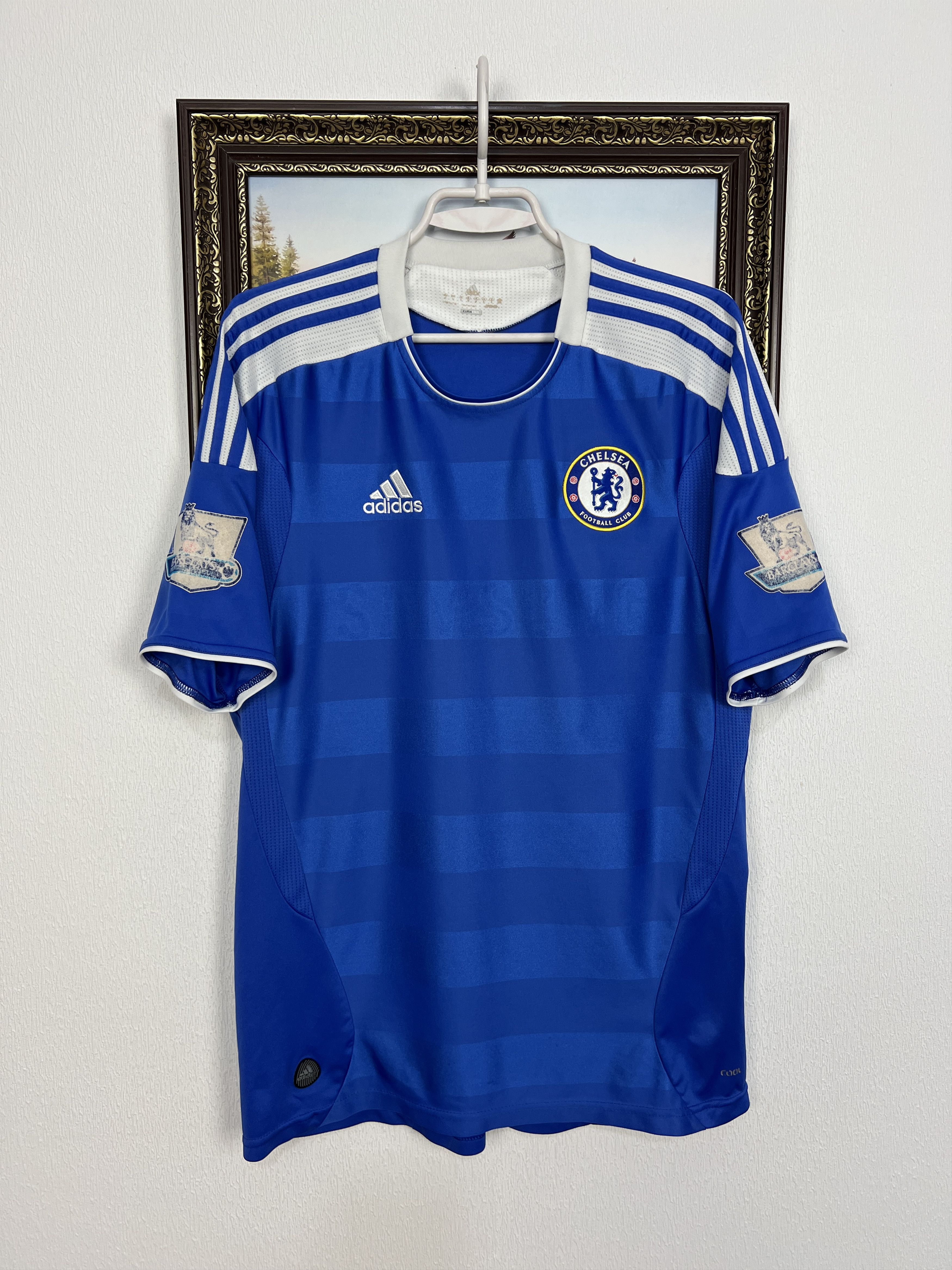 Adidas Chelsea Home football shirt 2011 Soccer #26 Terry Jersey Size US L / EU 52-54 / 3 - 2 Thumbnail