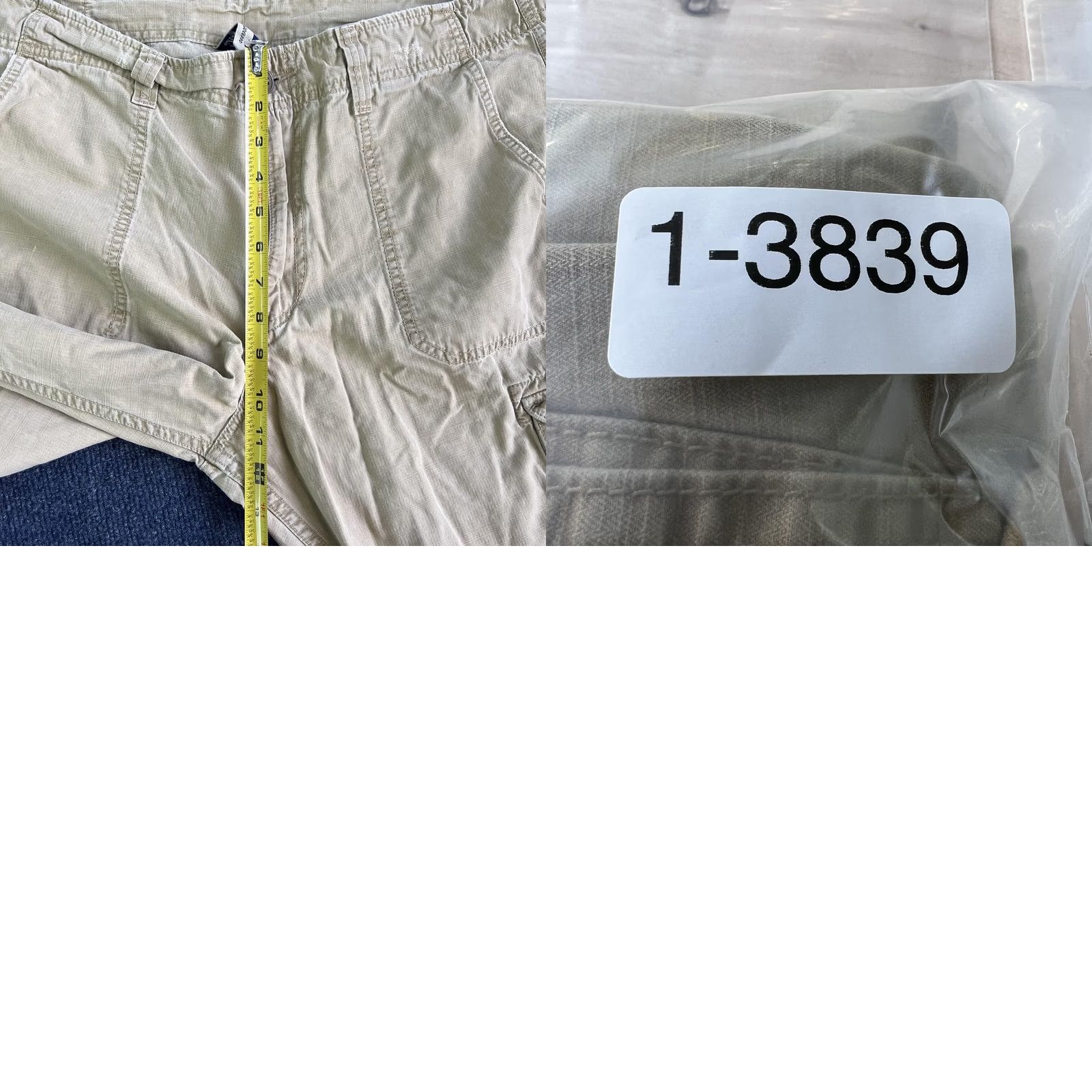 Lucky Brand Lucky Brand Cargo Pants Mens 36x32 Beige Straight Leg Utility Casual Ripstop Pants Size US 36 / EU 52 - 9 Thumbnail