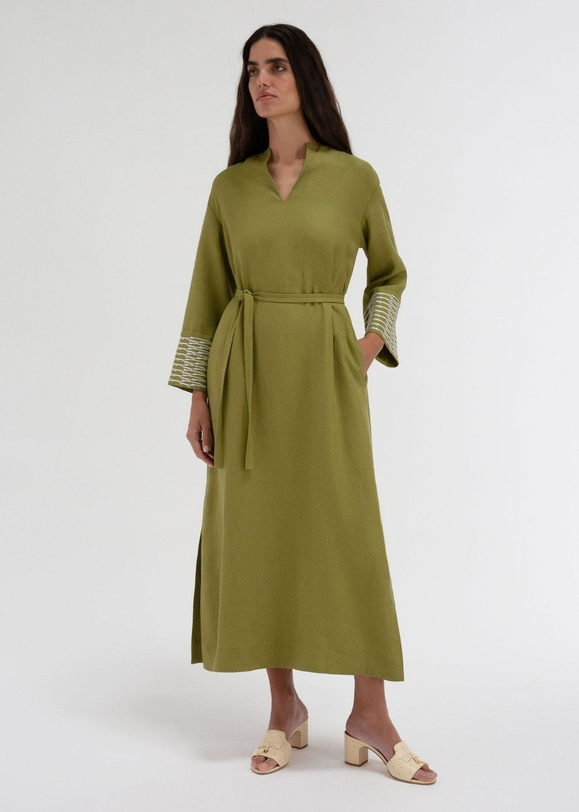 o1srvl11e0424 Dress in Olive