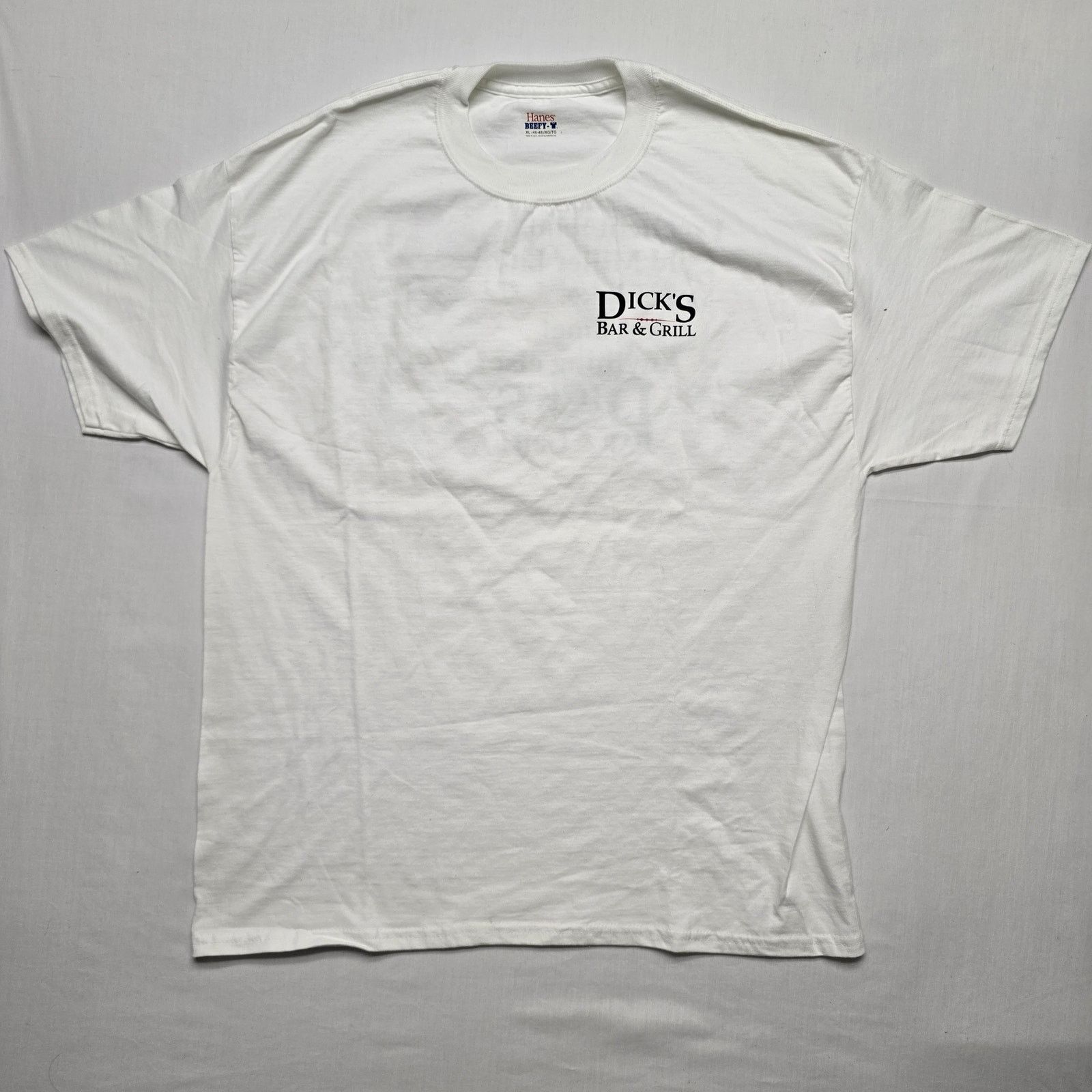 Other Dicks Bar & Grill Shirt White XL Bar Restaurant Tee Size US XL / EU 56 / 4 - 2 Thumbnail