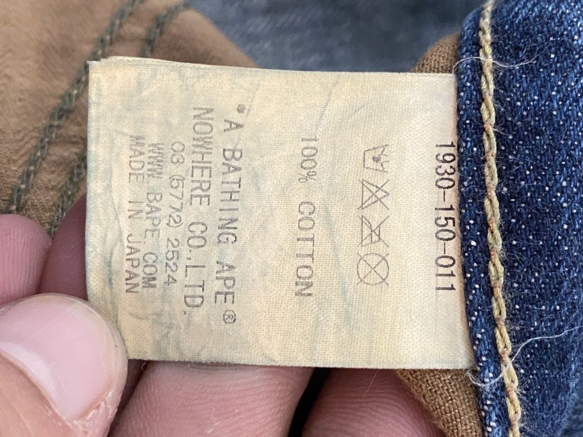Bape × Nigo PROSIMIAN SELVEDGE DENIM Size US 39 - 9 Thumbnail