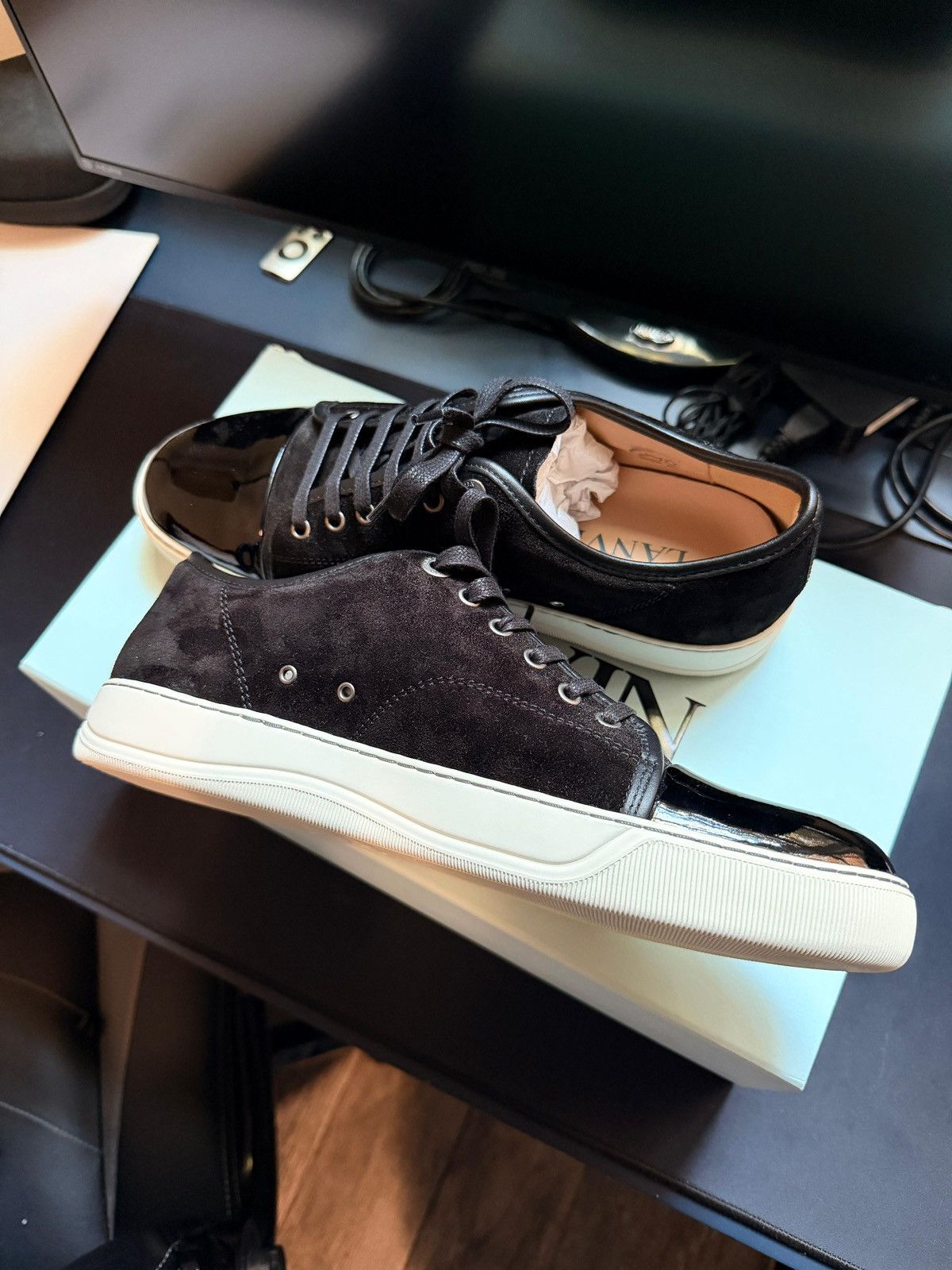 Lanvin Lanvin cap toe sneaker Size US 9 / EU 42 - 9 Thumbnail
