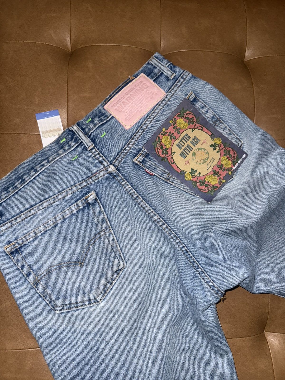 Better With Age Better with age logo jeans Size US 32 / EU 48 - 8 Thumbnail
