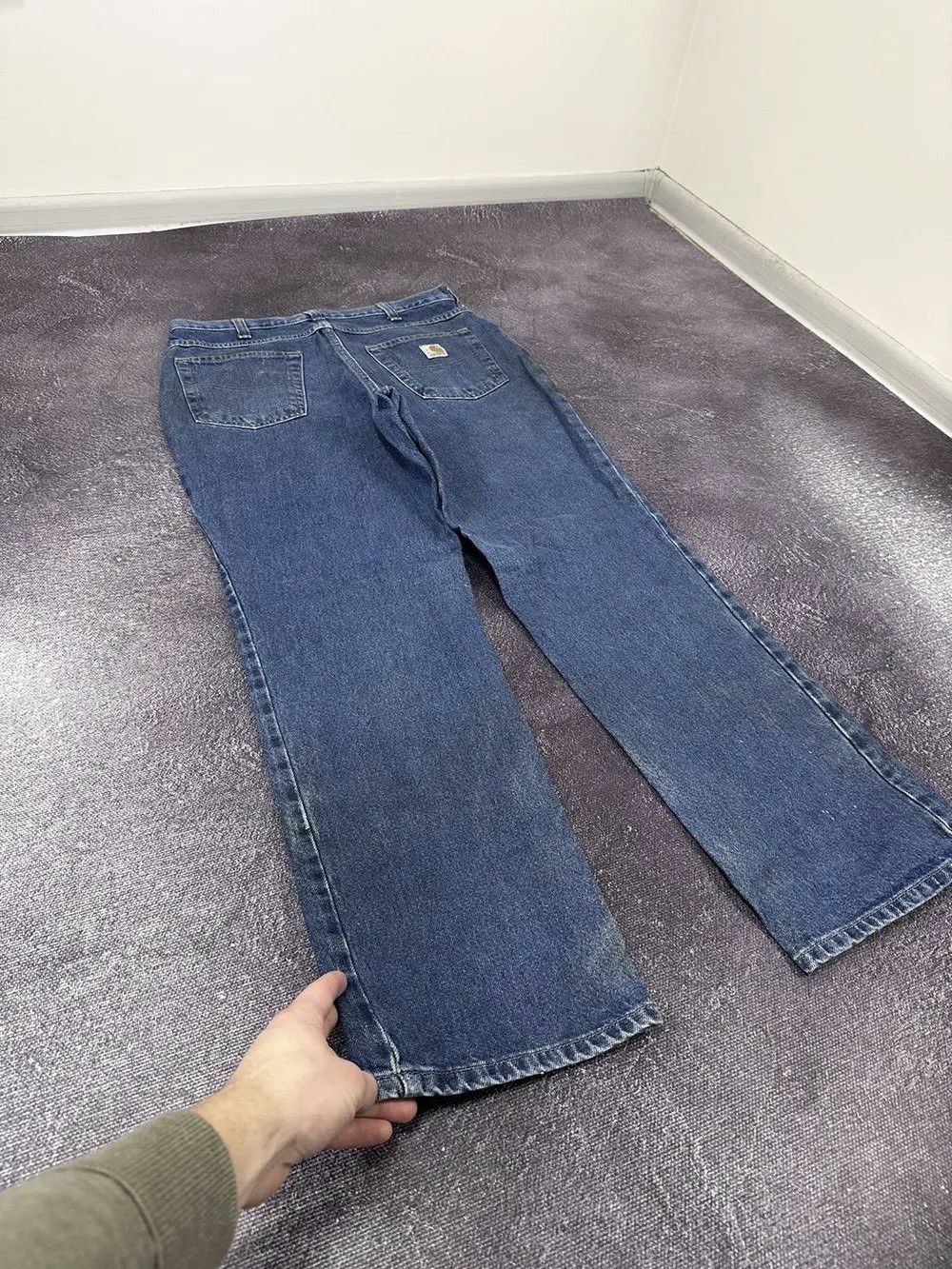 Carhartt Vintage Carhartt USA Stone Washed Faded Opium Y2K Work Jeans Size US 32 / EU 48 - 3 Thumbnail