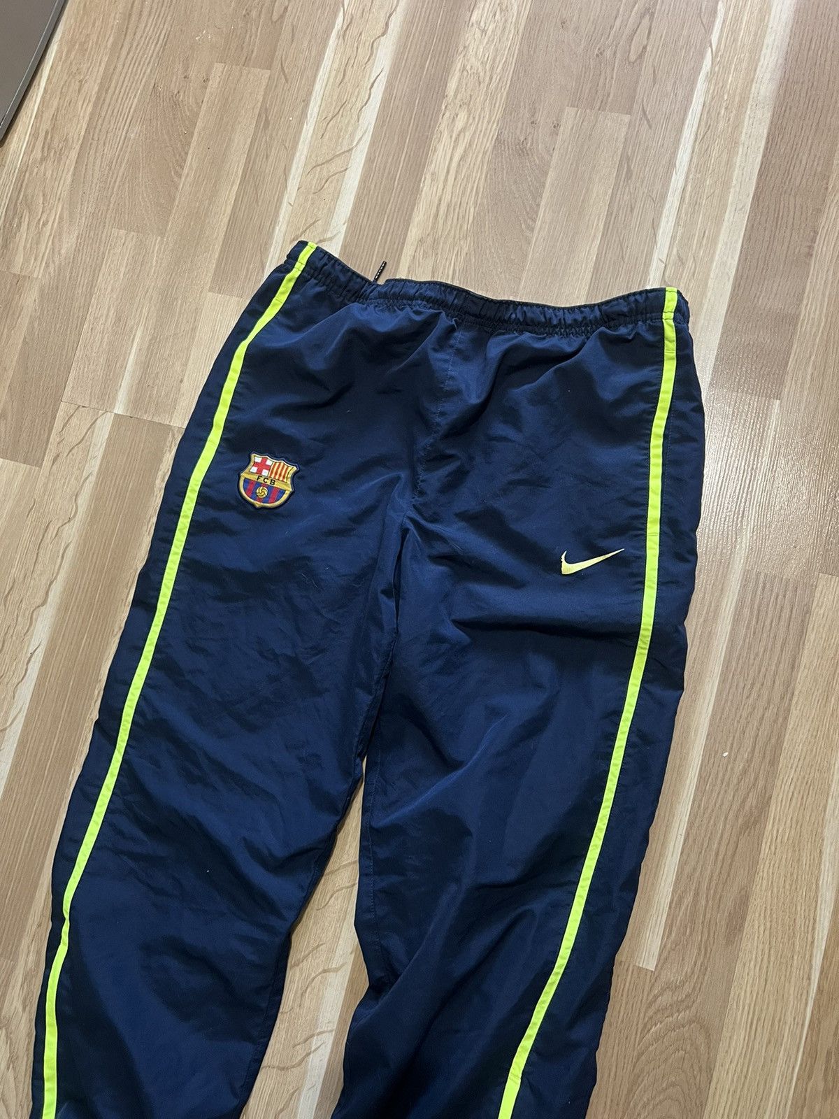 Nike × Vintage Nike vintage drill pants Barcelona 2000s Size US 32 / EU 48 - 2 Thumbnail