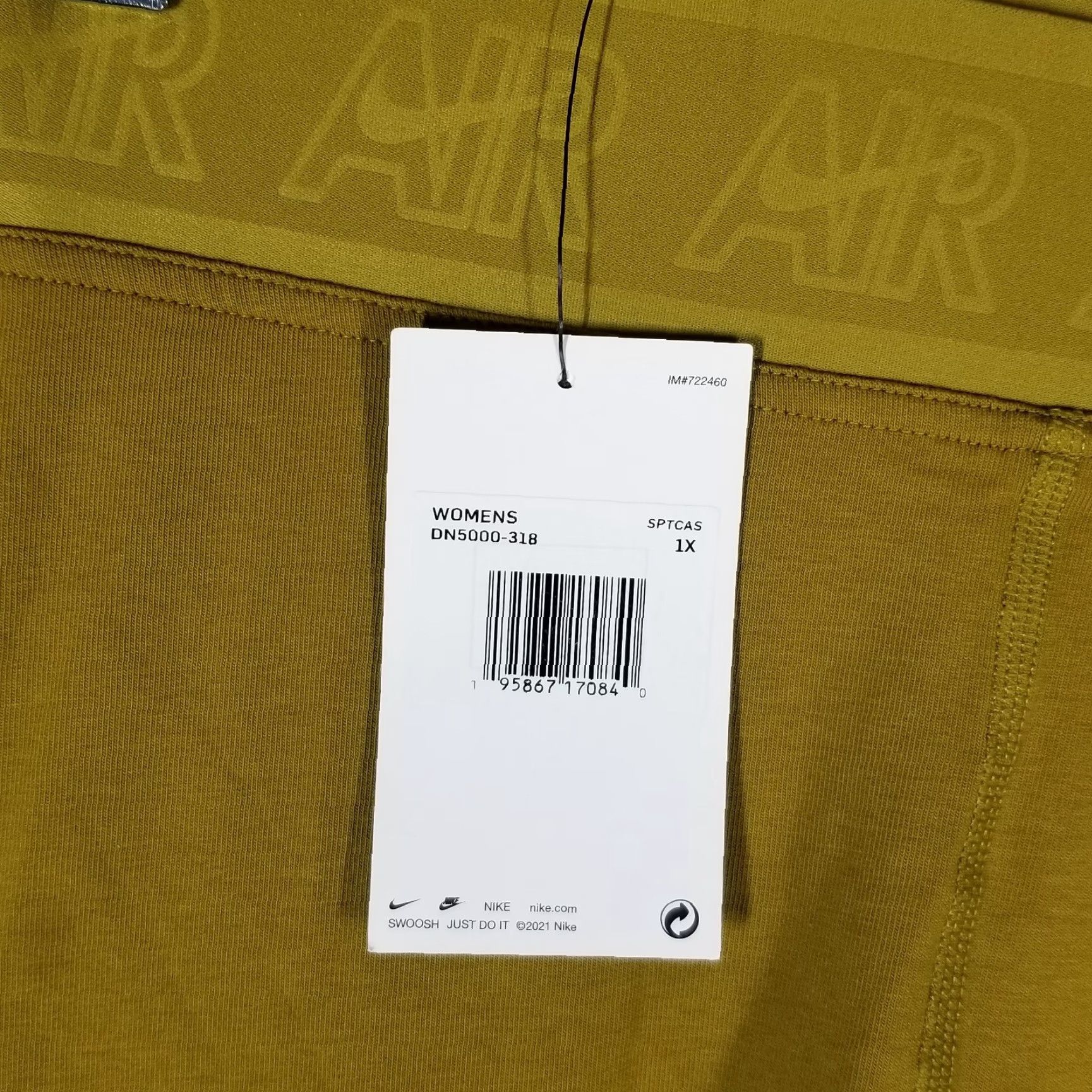 Nike Nike Plus Size Leggings Women 1X Mustard Skinny Compression Athleisure Sportswear Size 40" / US 18 - 5 Thumbnail