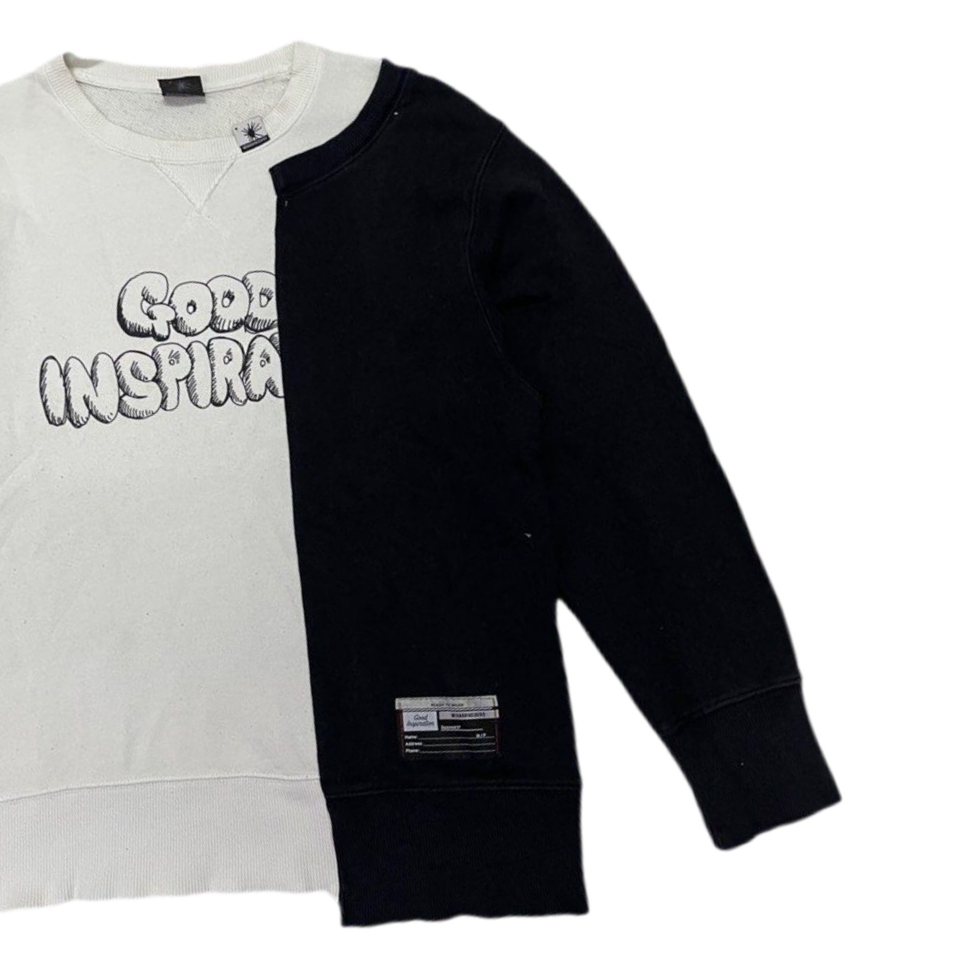 Maison MIHARA YASUHIRO Good Inspiration Black White Sweatshirt Size US S / EU 44-46 / 1 - 2 Thumbnail