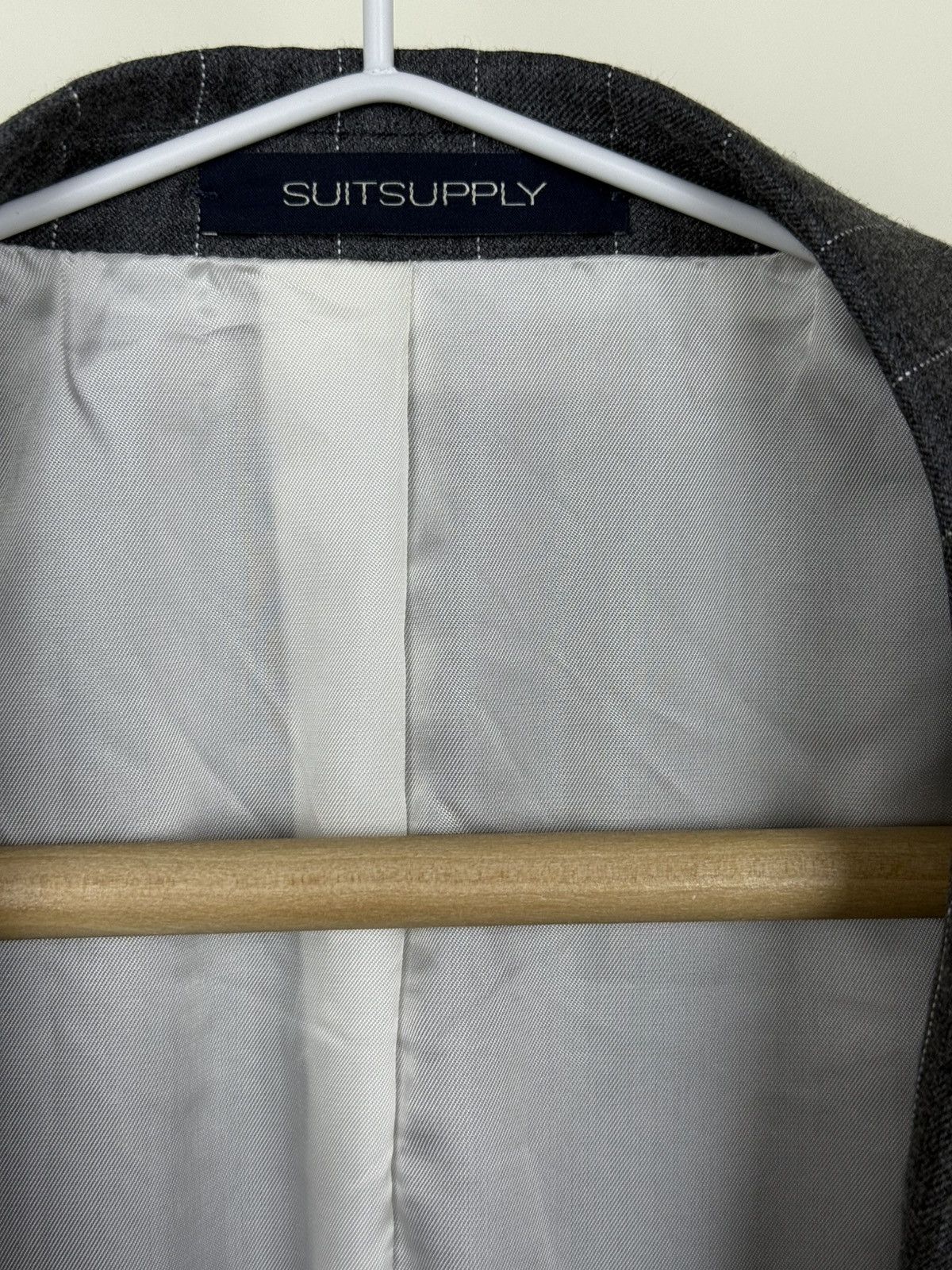 Suitsupply SuitSupply Double Breasted Pinstripe Wool Blazer Size 34R - 10 Thumbnail