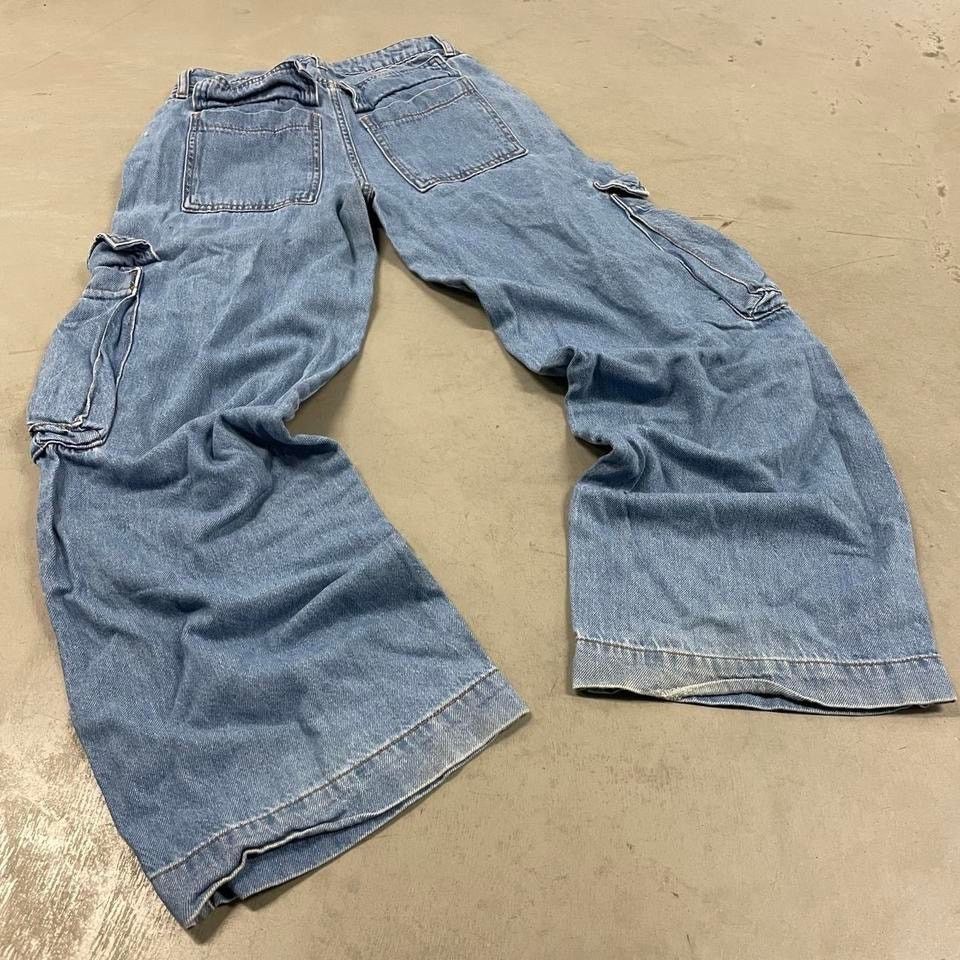 Vintage vintage wild fable cargo jeans 28x30 Size US 28 / EU 44 - 2 Thumbnail