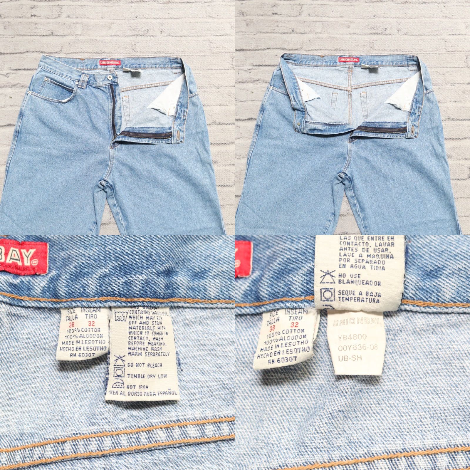 Vintage Vintage Unionbay Baggy Denim Jeans Men 38 Light Wash 90s Jeans Size 38 30 Inseam Vintage Jeans Mens Size US 38 / EU 54 - 8 Thumbnail
