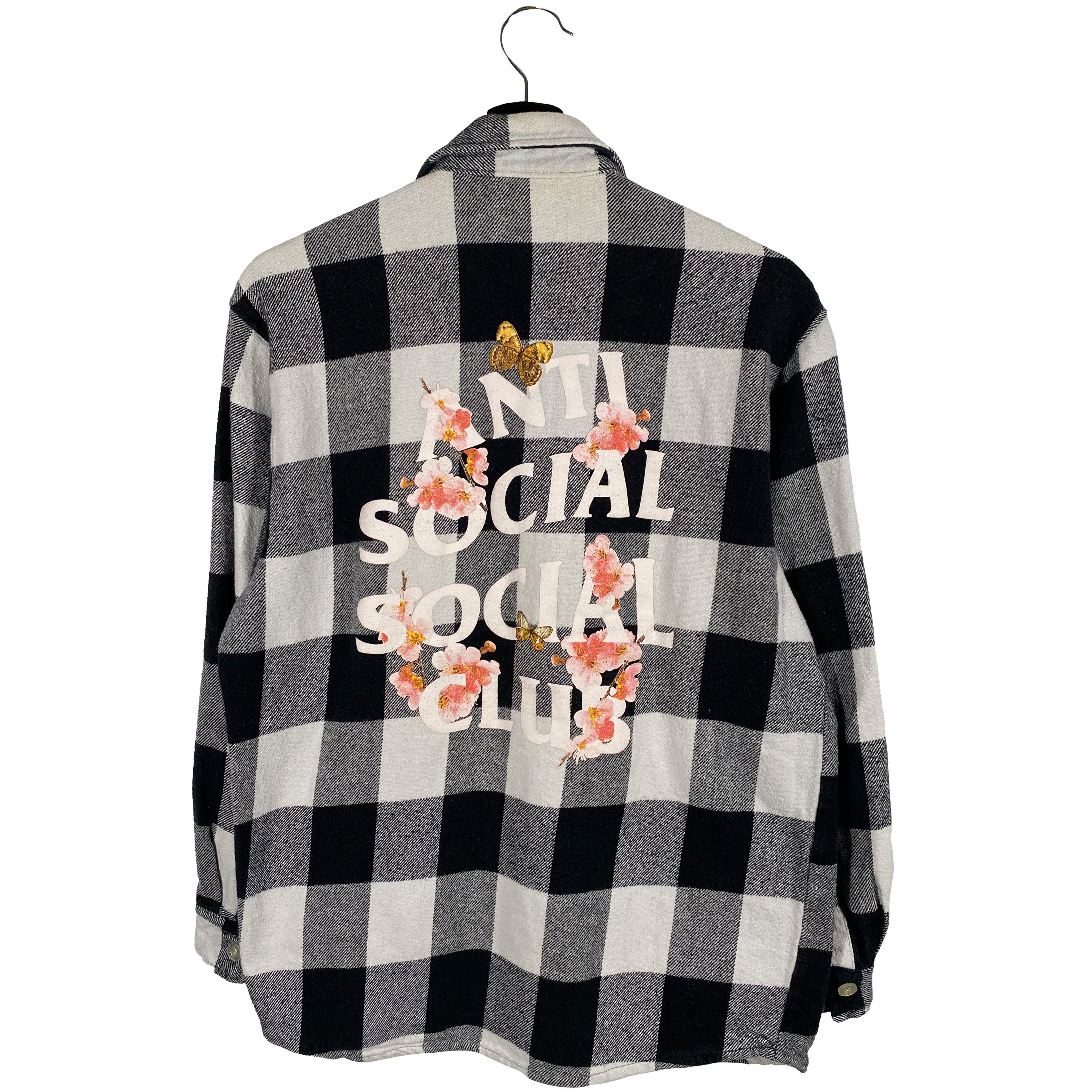 Anti Social Social Club Anti Social Social Club Kkoch White Flannel Floral Size M Size US M / EU 48-50 / 2 - 1 Thumbnail