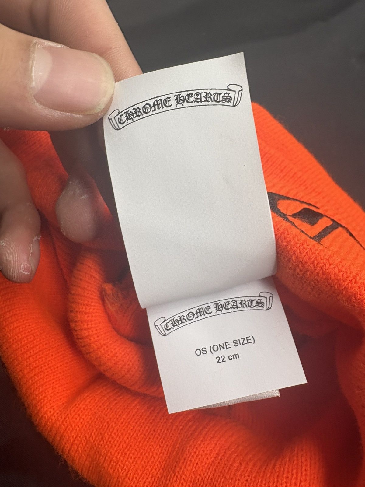 Chrome Hearts Chrome hearts orange beanie Size ONE SIZE - 5 Thumbnail