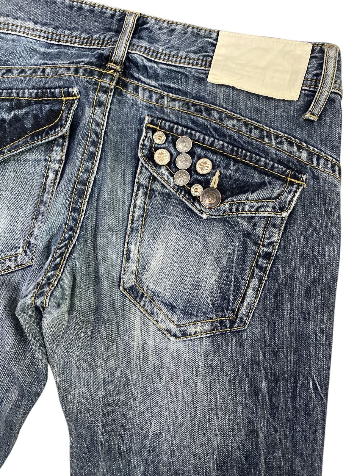 Hysteric Glamour × If Six Was Nine × Japanese Brand Japanese Brand Ozz First Bell Bottom Jeans Size US 30 / EU 46 - 10 Thumbnail