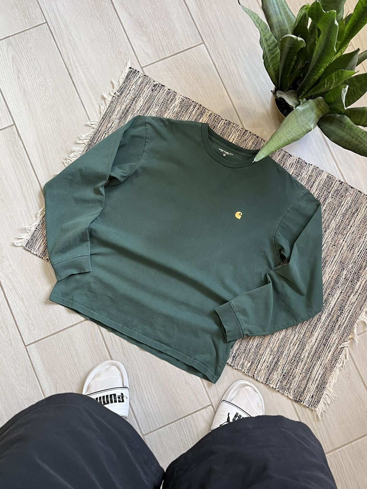 Carhartt × Vintage Carhartt longsleeve tshirt Fade distressed style size M Size US M / EU 48-50 / 2 - 1 Thumbnail
