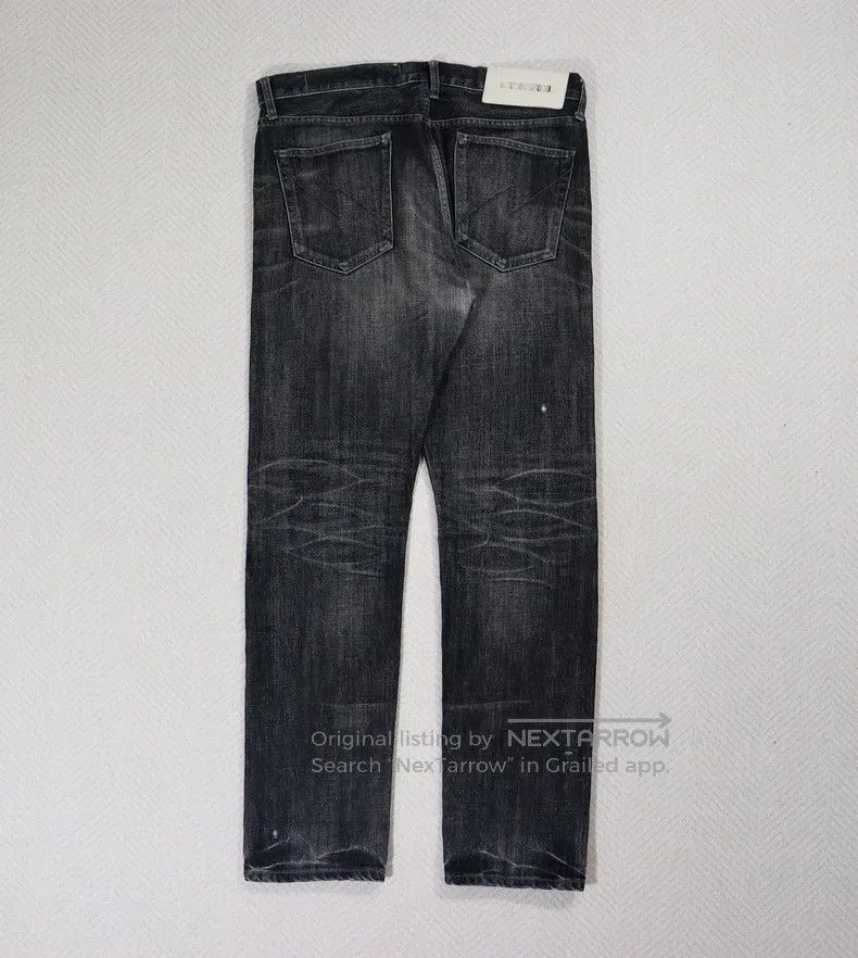 Neighborhood Neighborhood size L 20aw Washed Denim Jeans Distressed Dp- Size US 27 - 2 Thumbnail