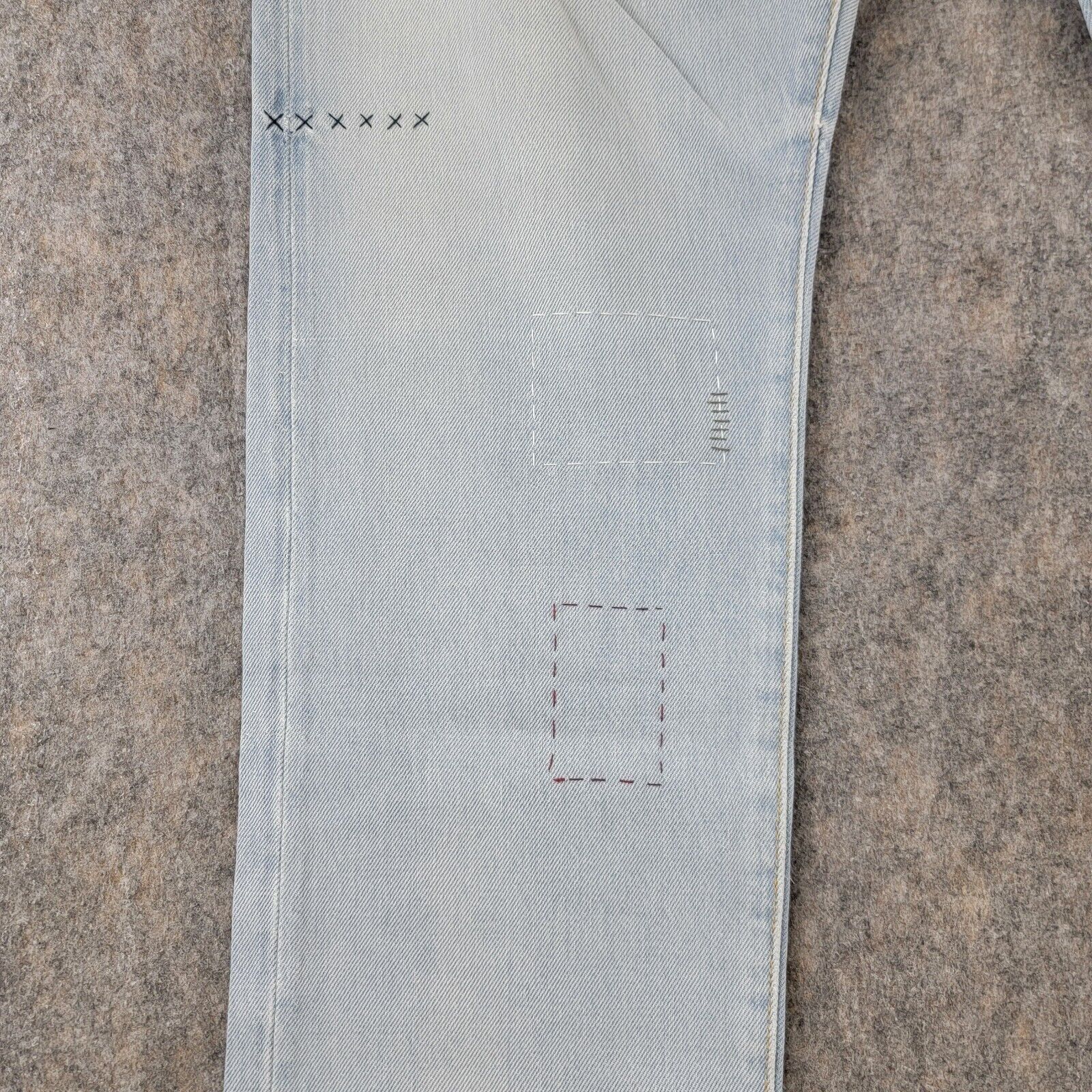 Todd Snyder Todd Snyder Slim Fit Upcycle Patched Selvedge Jeans Size US 34 / EU 50 - 9 Thumbnail