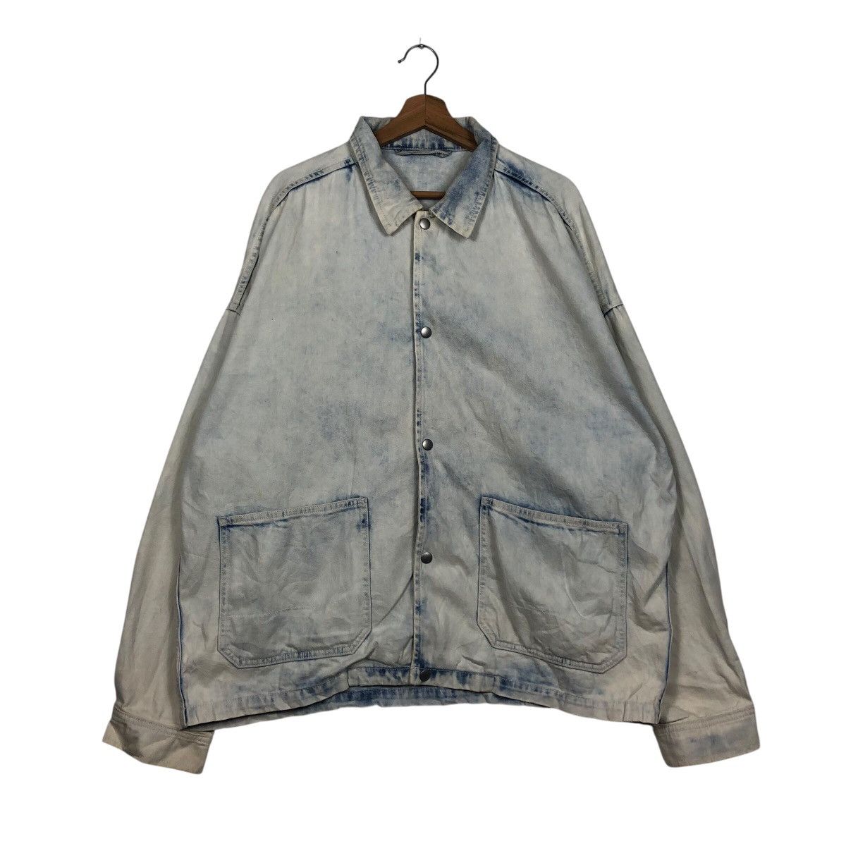 Japanese Brand × Vintage 📌Vintage Acid Wash Bomber Jacket Gu Japan Issey Miyake Size US L / EU 52-54 / 3 - 2 Thumbnail