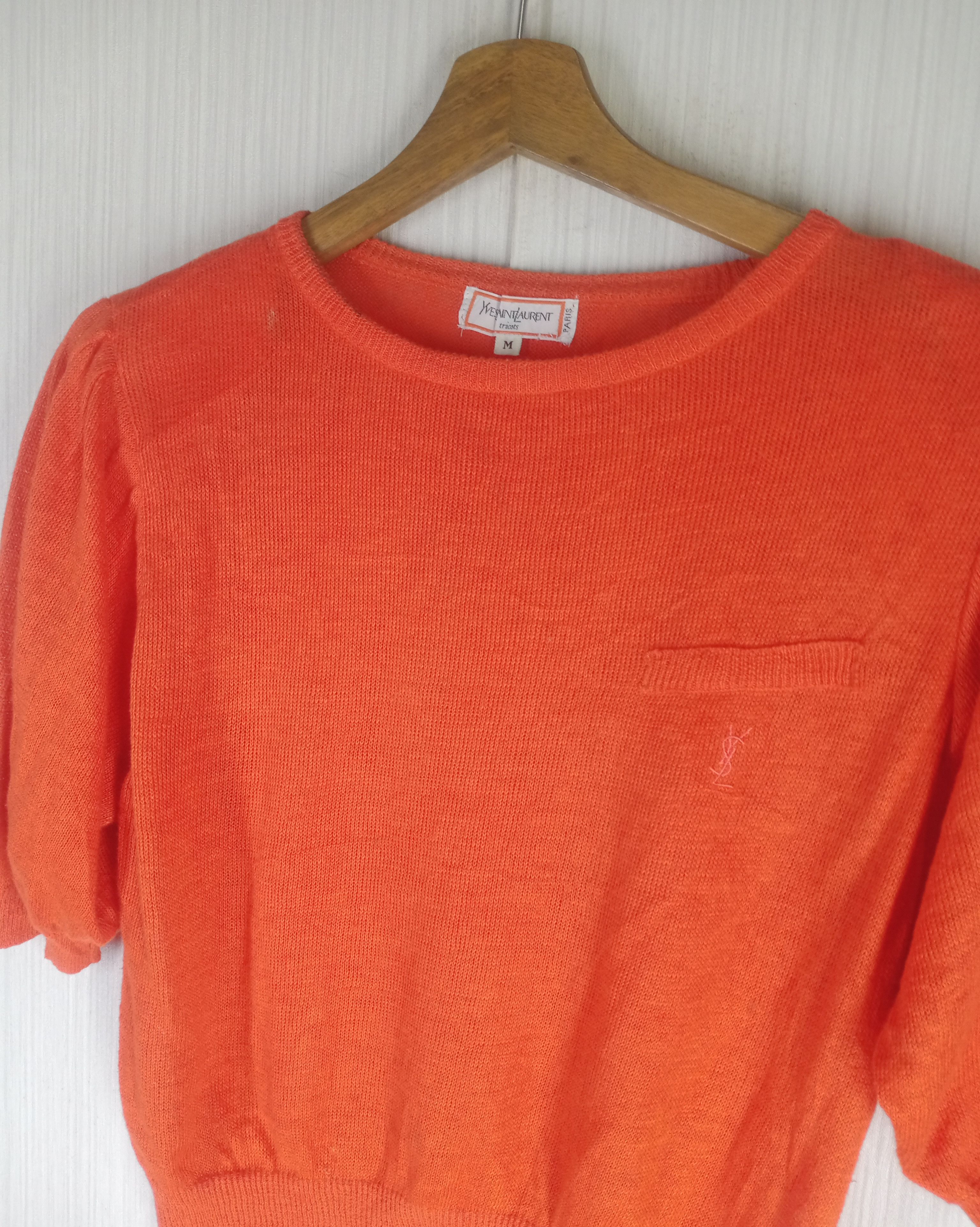 Yves Saint Laurent Rare Vintage 90s Yves Saint Laurent Paris Tricot Knitwear Size M / US 6-8 / IT 42-44 - 3 Thumbnail