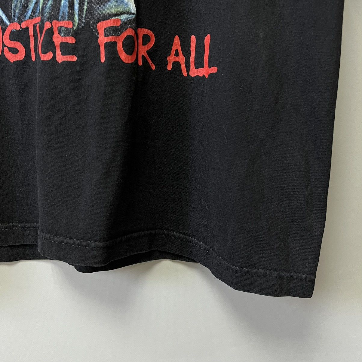Metallica × Vintage Metallica No Justice For All Rock Band T Shirt Black Size US L / EU 52-54 / 3 - 5 Thumbnail